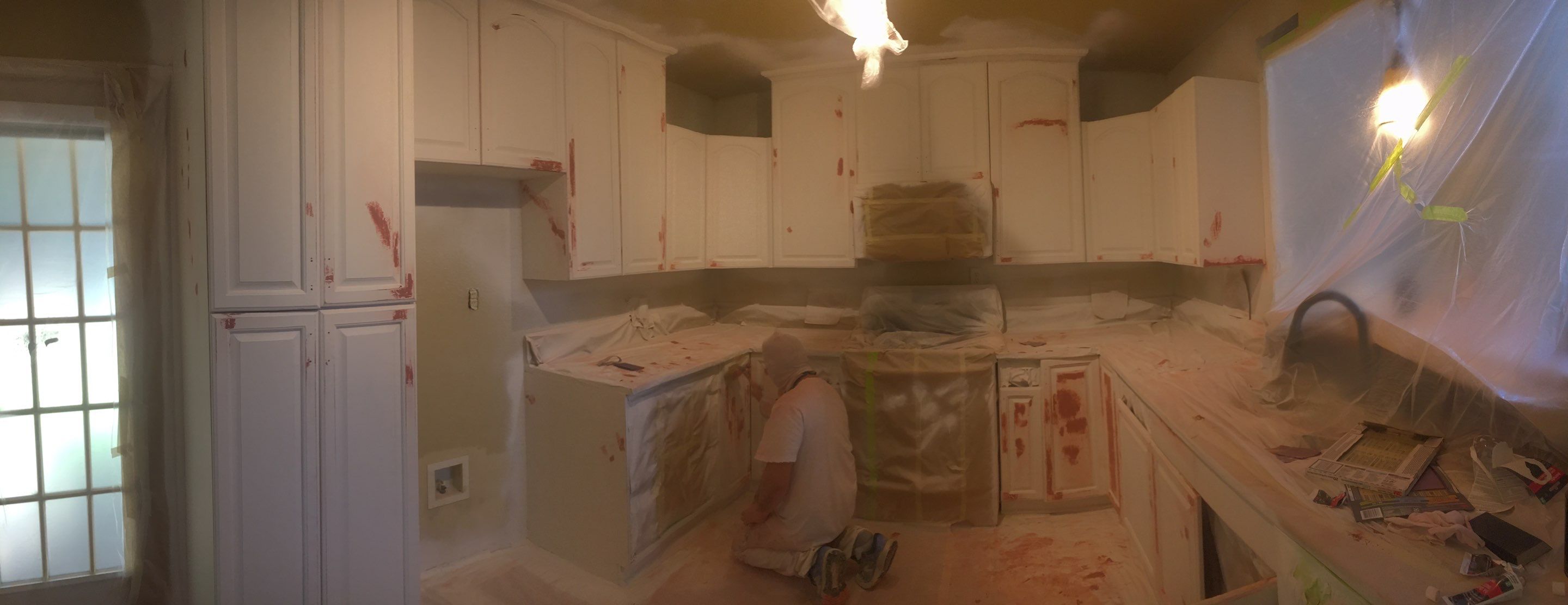 From Dull to Dazzling: A Kitchen Cabinet Painting Marvel by 360 Painting Central Texas