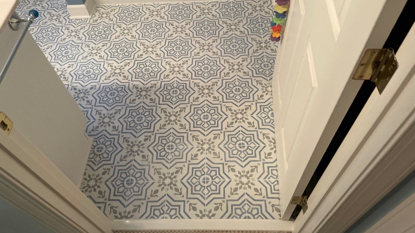 Bathroom Remodel using Tile by Footprints Floors of Coastal Carolina