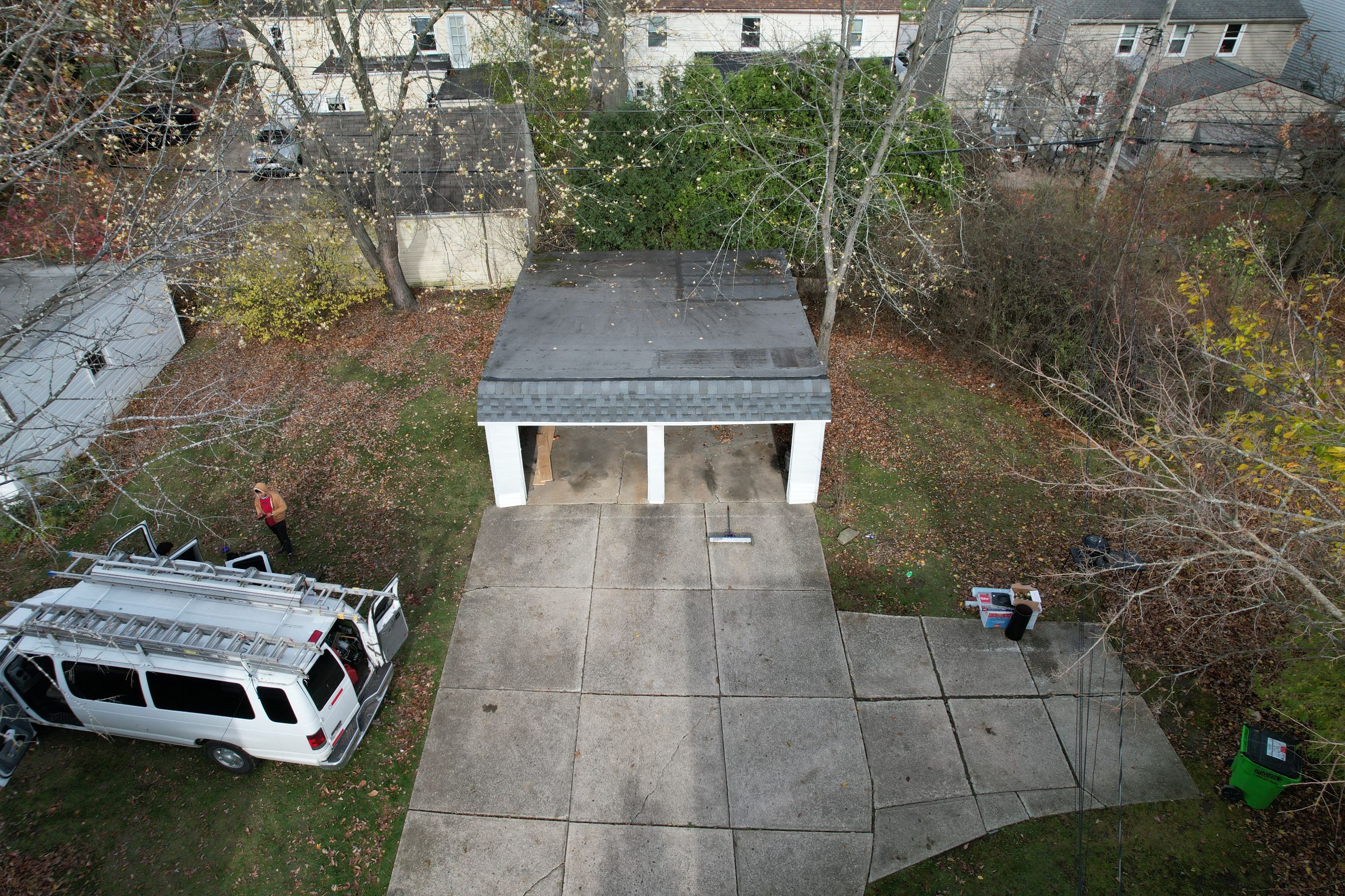 Twin South Euclid Duplex's - GAF Timberline HDZ Pewter Gray Roof Replacement by Atlas Roofing & Restoration