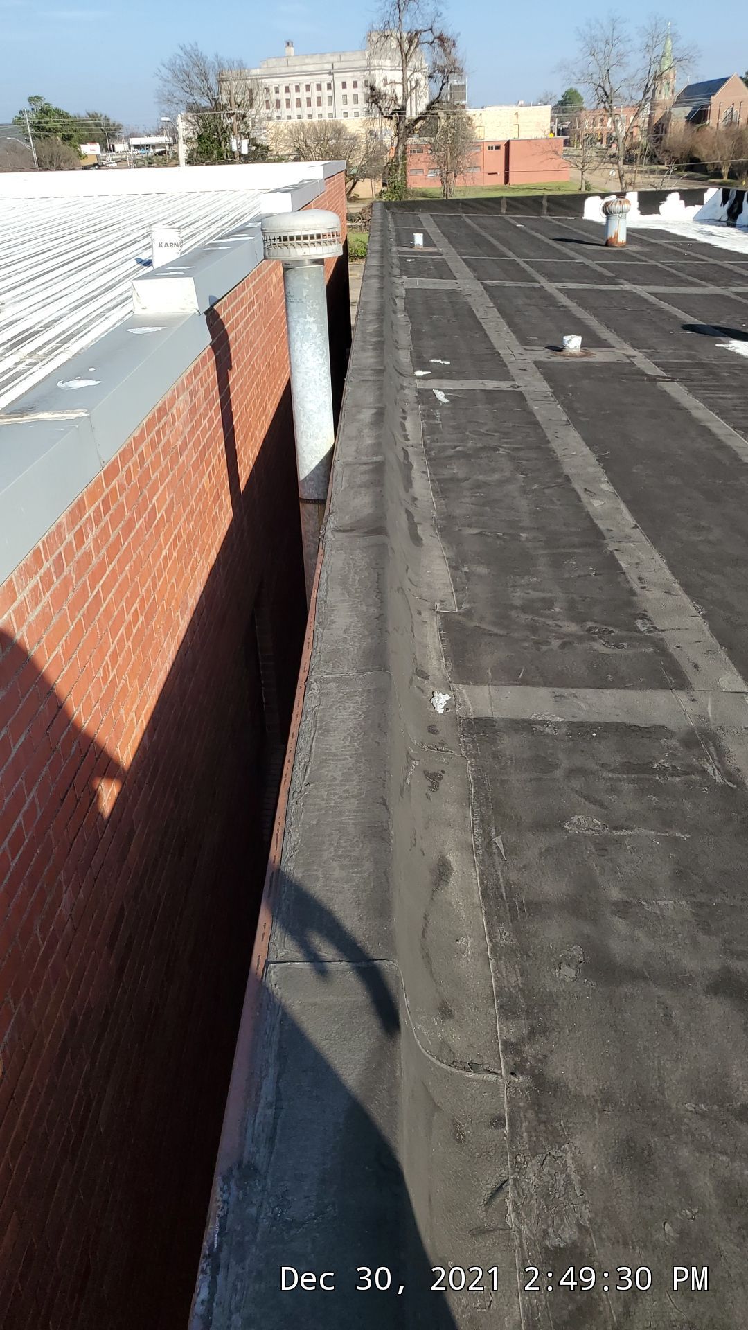 Commercial Roofing Installation using 50 mil PVC by Hostetler Roofing