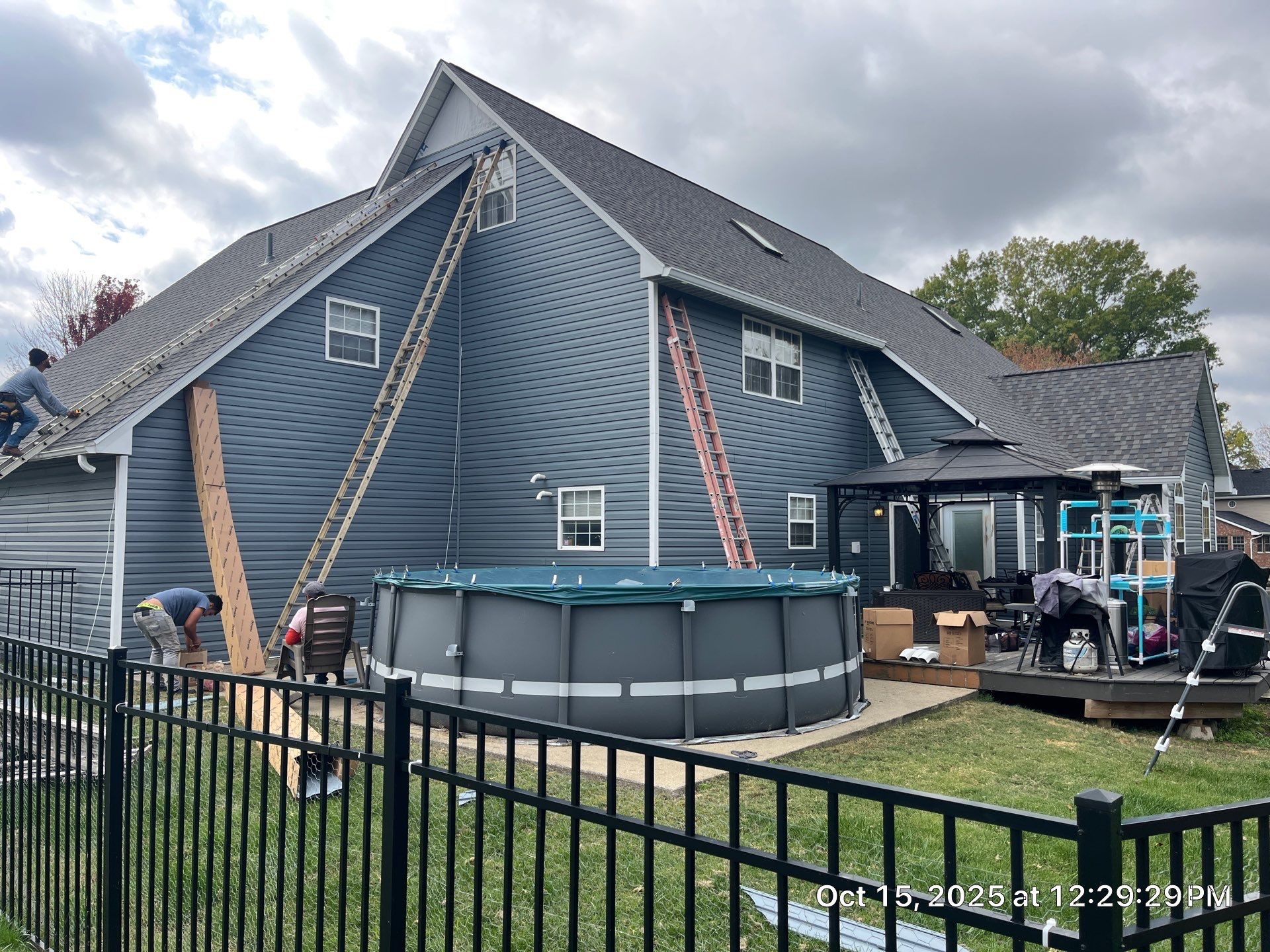 Land Mark Pro, LP Smartside, and Harbor Mill Vinyl Shake Siding by Fahey Roofing + Contracting