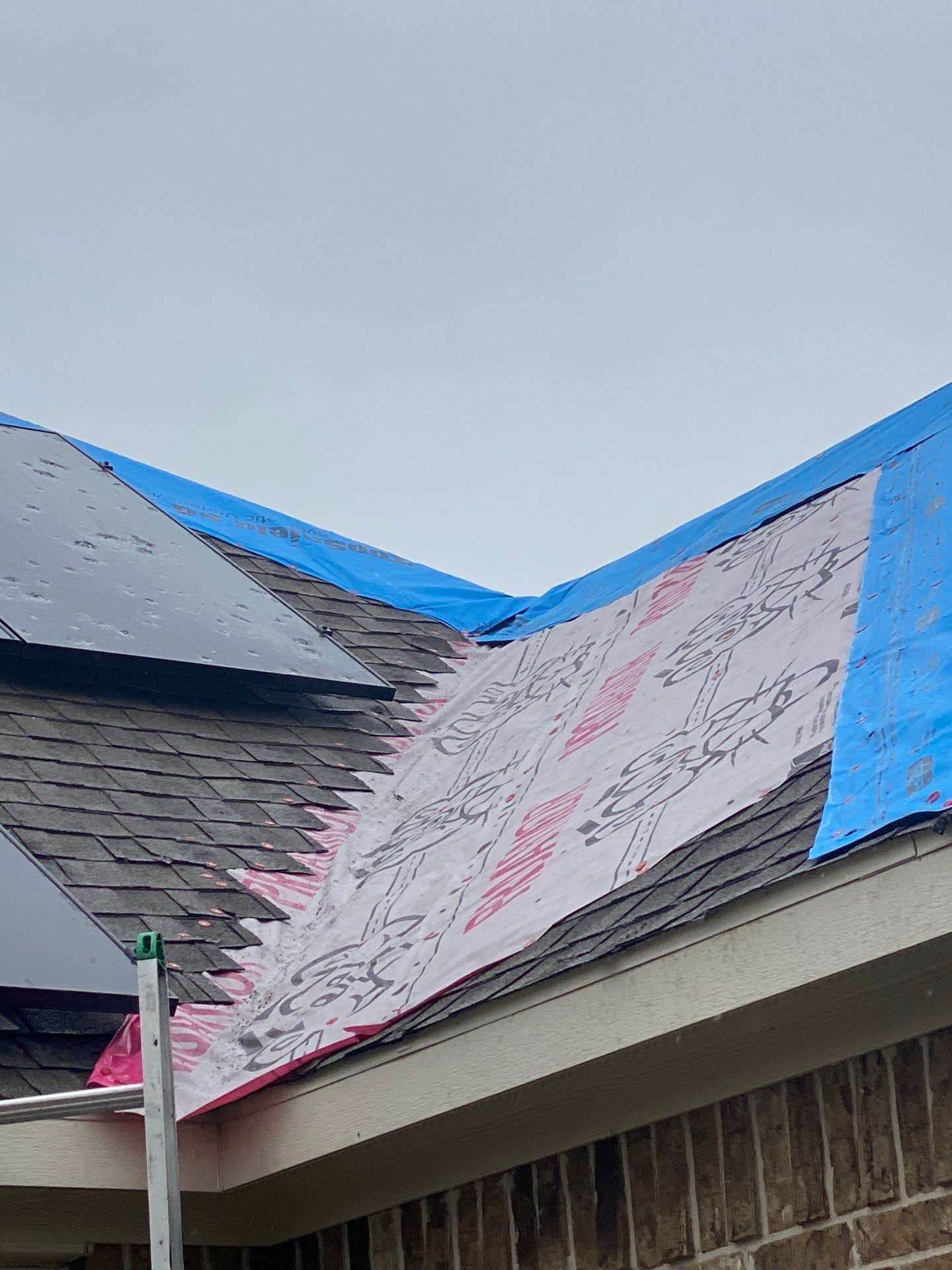 Hail Damage using Owen's Corning Duration (Lifetime) Shingles by Roof Repair Company
