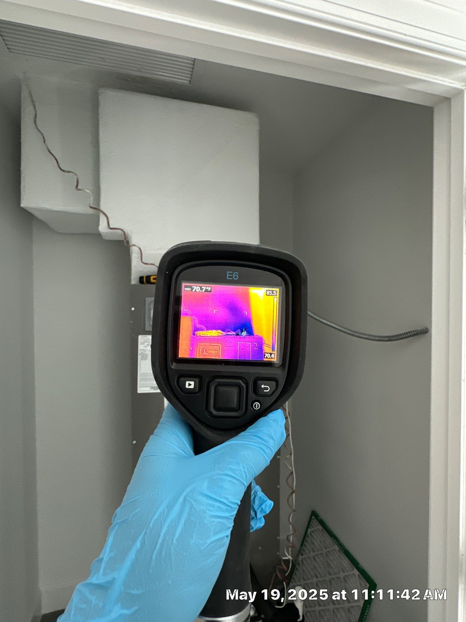 Mold Assessment using IR Camera, Moisture Meter, Air Cassette samples and Tape lifts by Building performance Solutions LLC