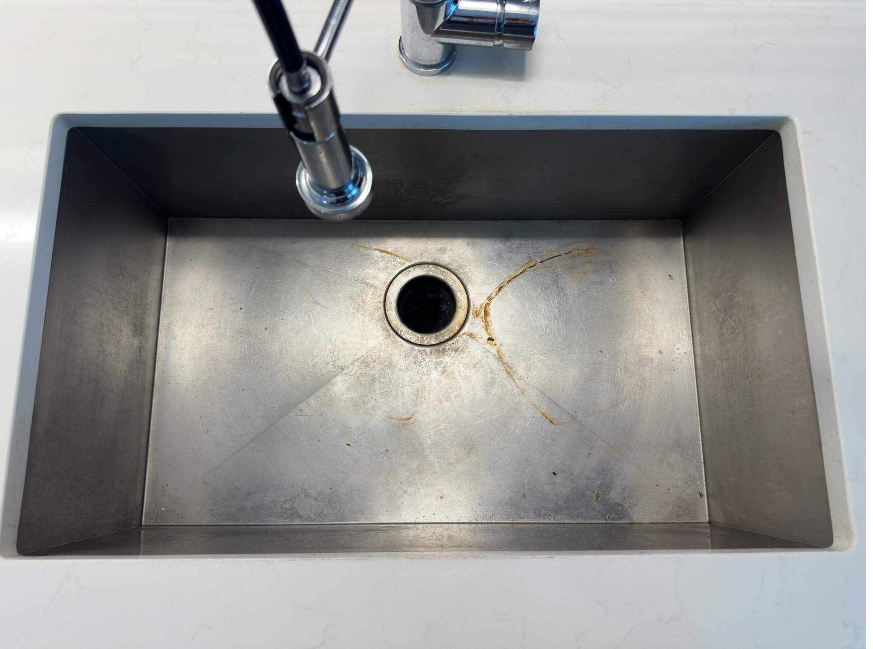 Stainless Steel Sink / Remove Scratches by Surface Experts - Cypress / North Katy