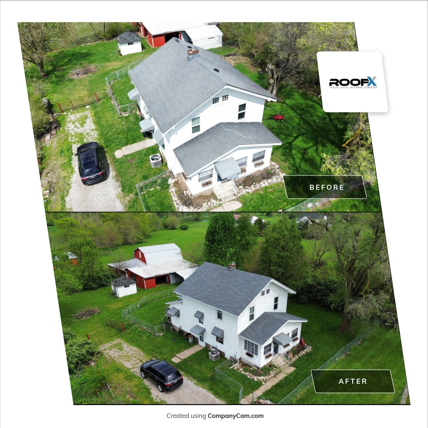 Shingle Roof Replacement Project by RoofX 