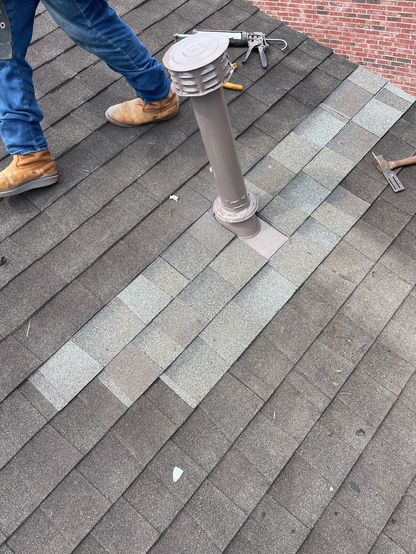 Hail Damage using Owen's Corning Duration (Lifetime) Shingles by Roof Repair Services LLC