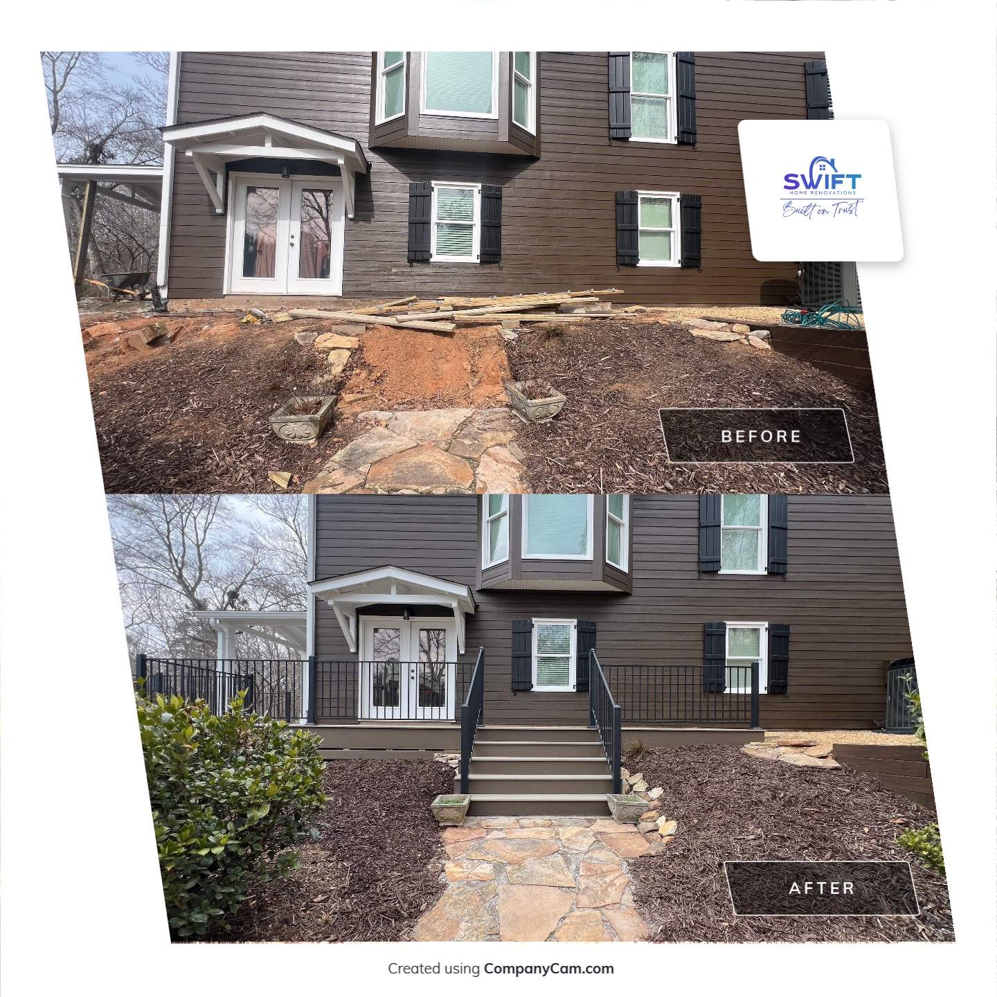 Deck And Porch using TimberTech by Swift Home Renovations 