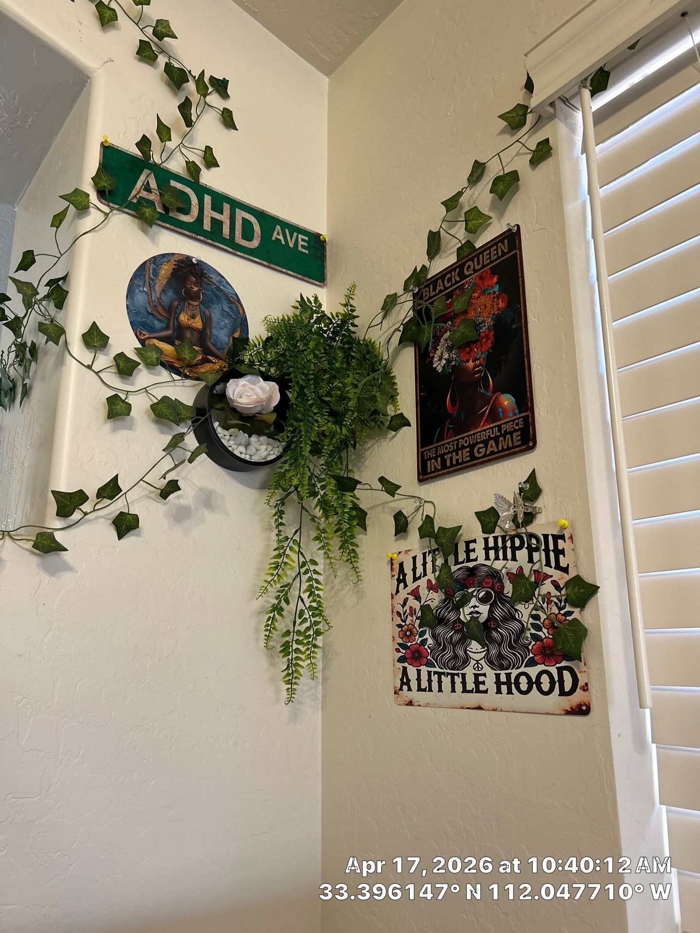 Interior Decorative Wall and Artificial Vine Installation in Phoenix by CompanyCam Sales Demo