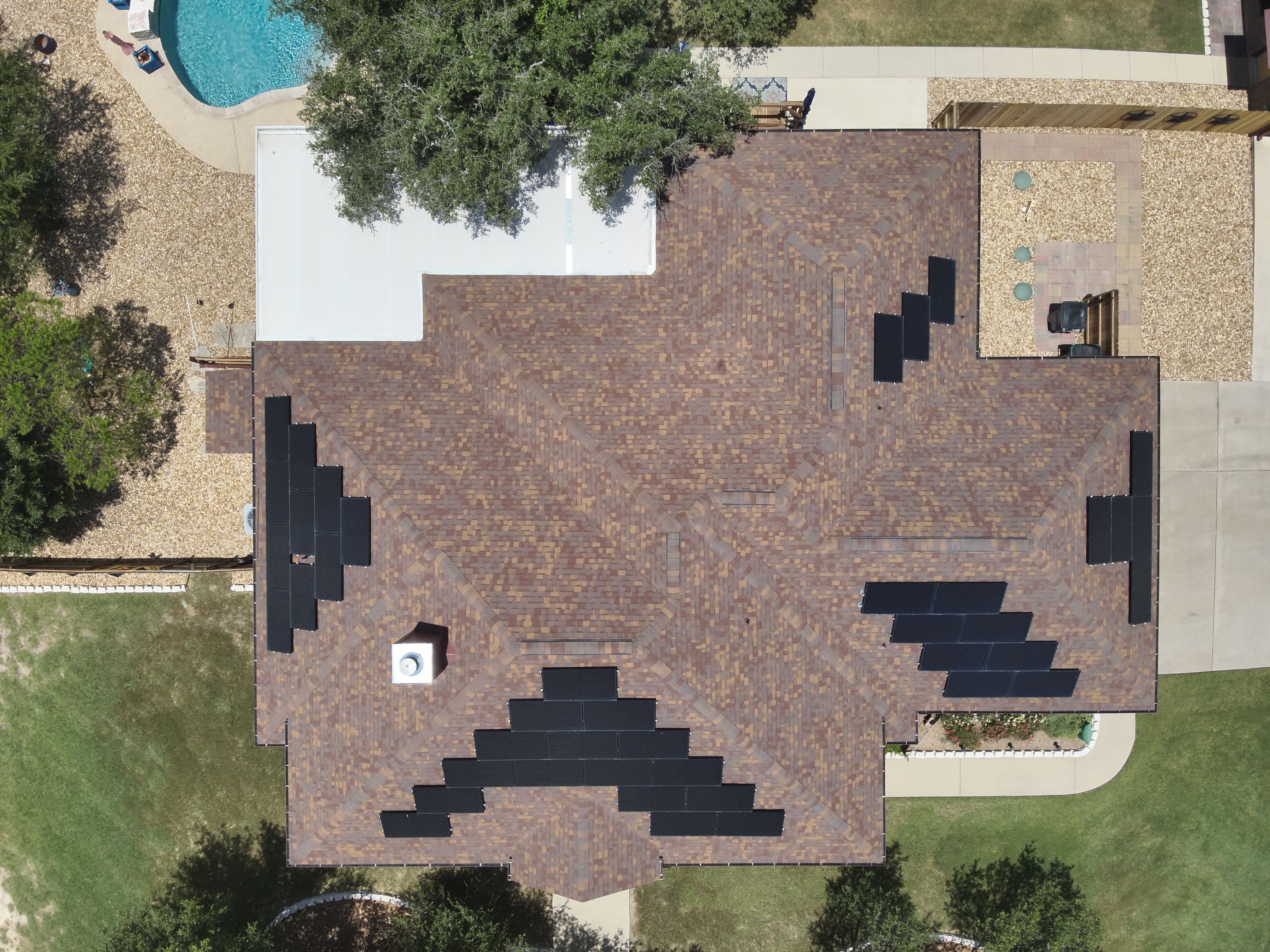Residential Roof Replacement with Owens Corning - Duration - Sedona Canyon by Action Exteriors Austin