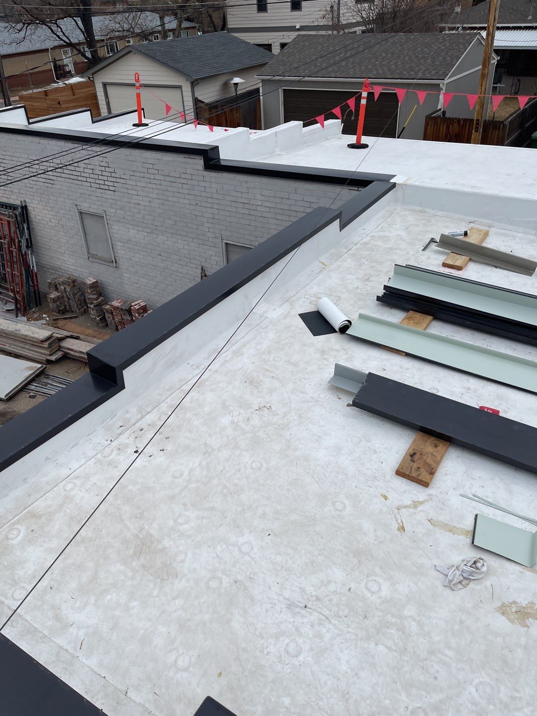  Commercial Roofing Installation using MuleHide .60 TPO - White-- Fully Adhered by A to Z Roofing