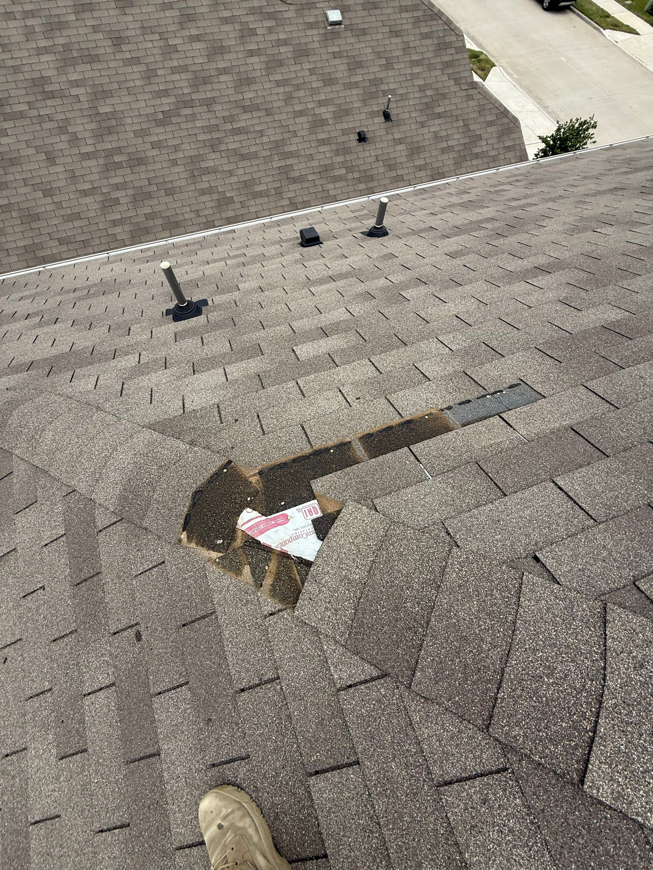 3-Tab Repair by First Out Roofing 