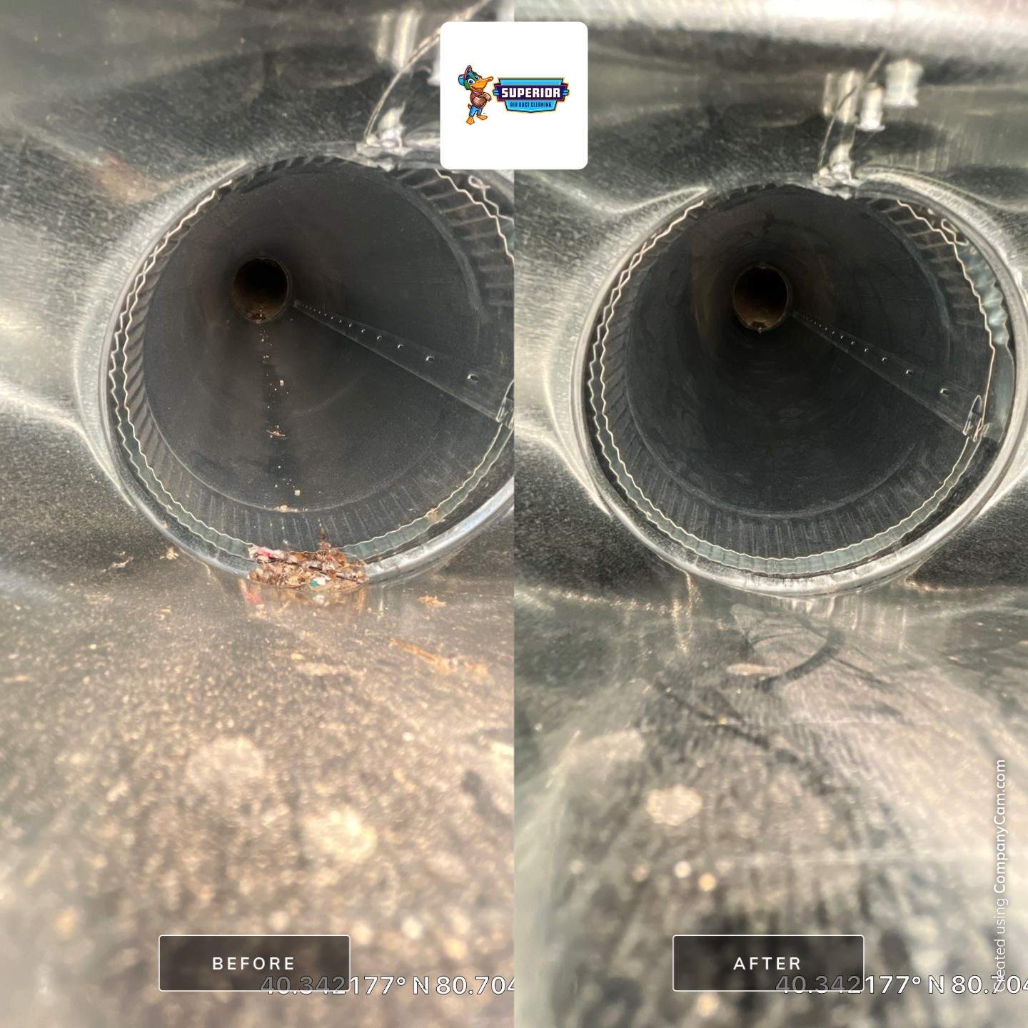 Air Duct Cleaning With a Vacuum Truck in Wintersville, OH by Superior Air Duct Cleaning