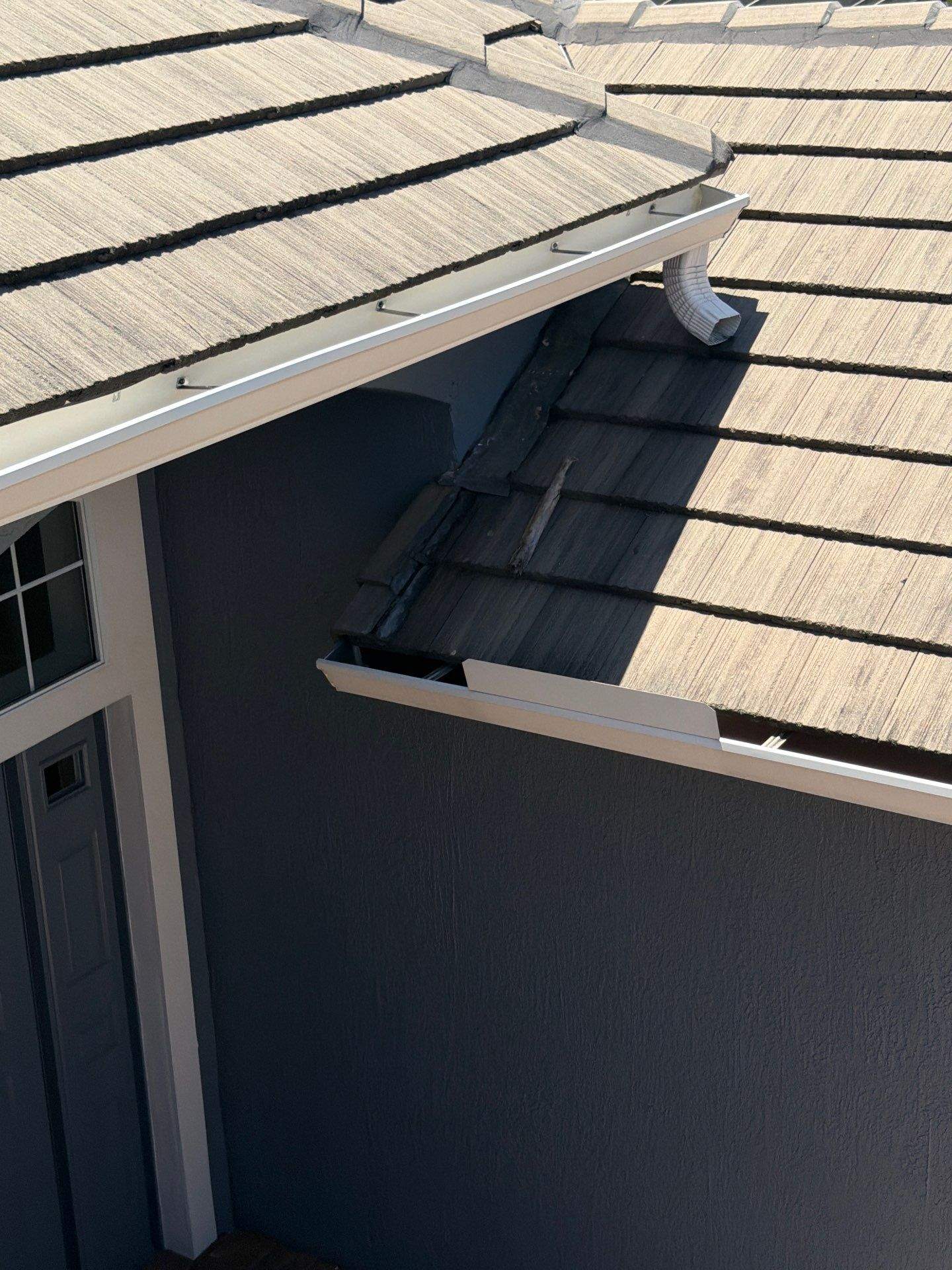 Winter Park Concrete Tile Roof Replacement and Chimney Flashing Installation by Fortified Roofing Solutions Corp.