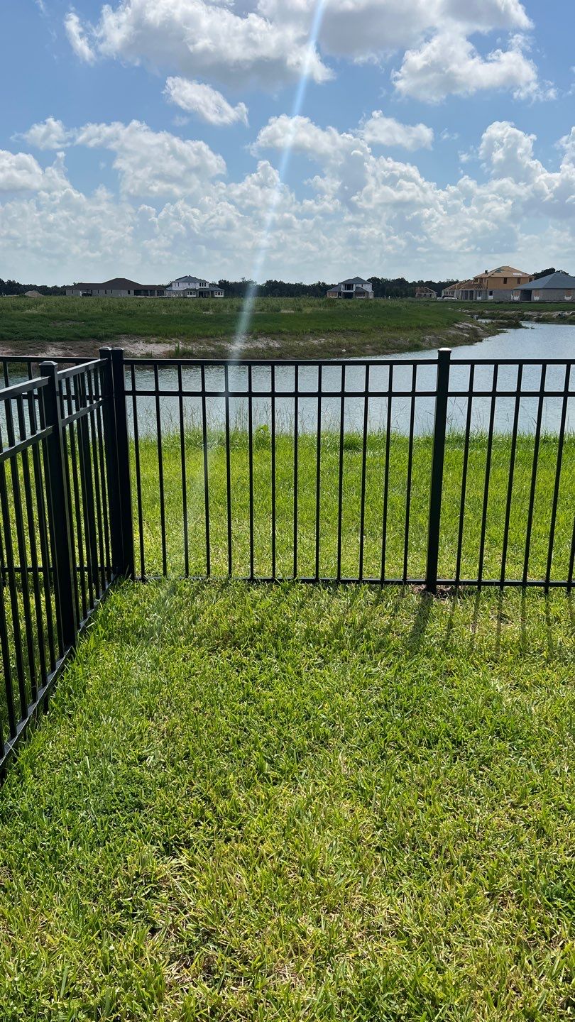 Parrish, FL  Black 3 Rail Aluminum Fence Installation by Asap fence and gates, LLC