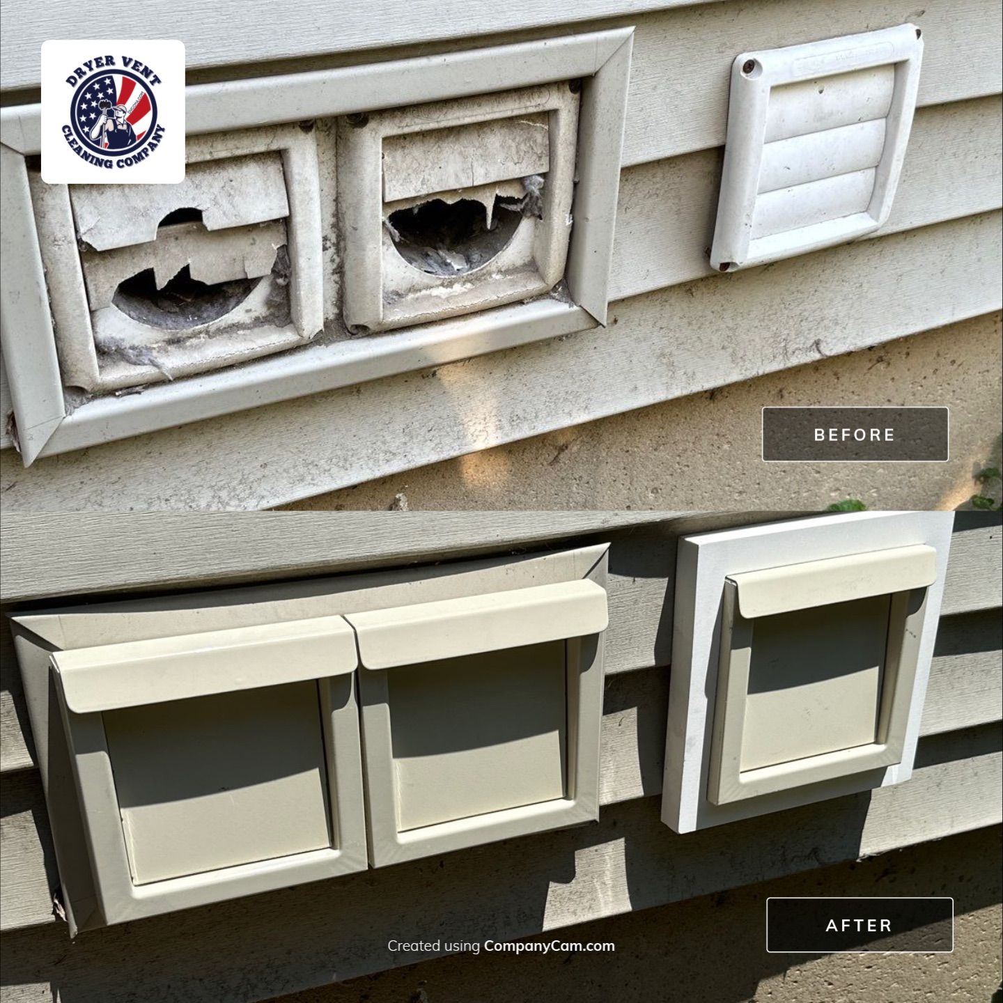 Dryer Vent Replacement in a multifamily by TMS Services