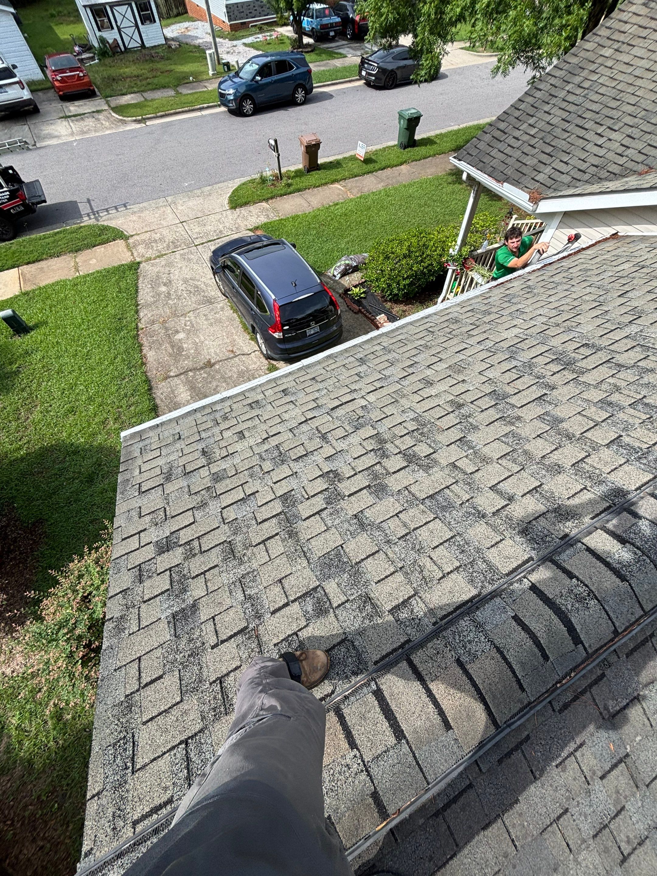Roof replacement by hail and wind damage by Just Brilliant Restoration JBR