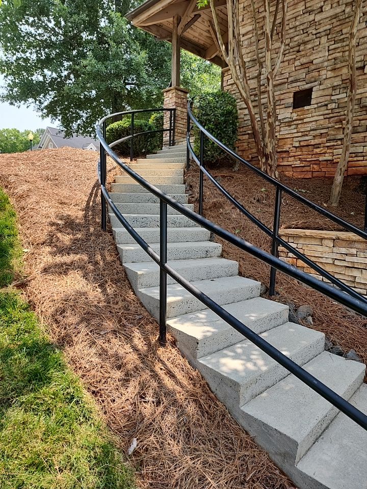 concrete Clean using cleaner by G&H Home Tech Pros LLC
