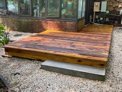 Deck using Wood Sealant