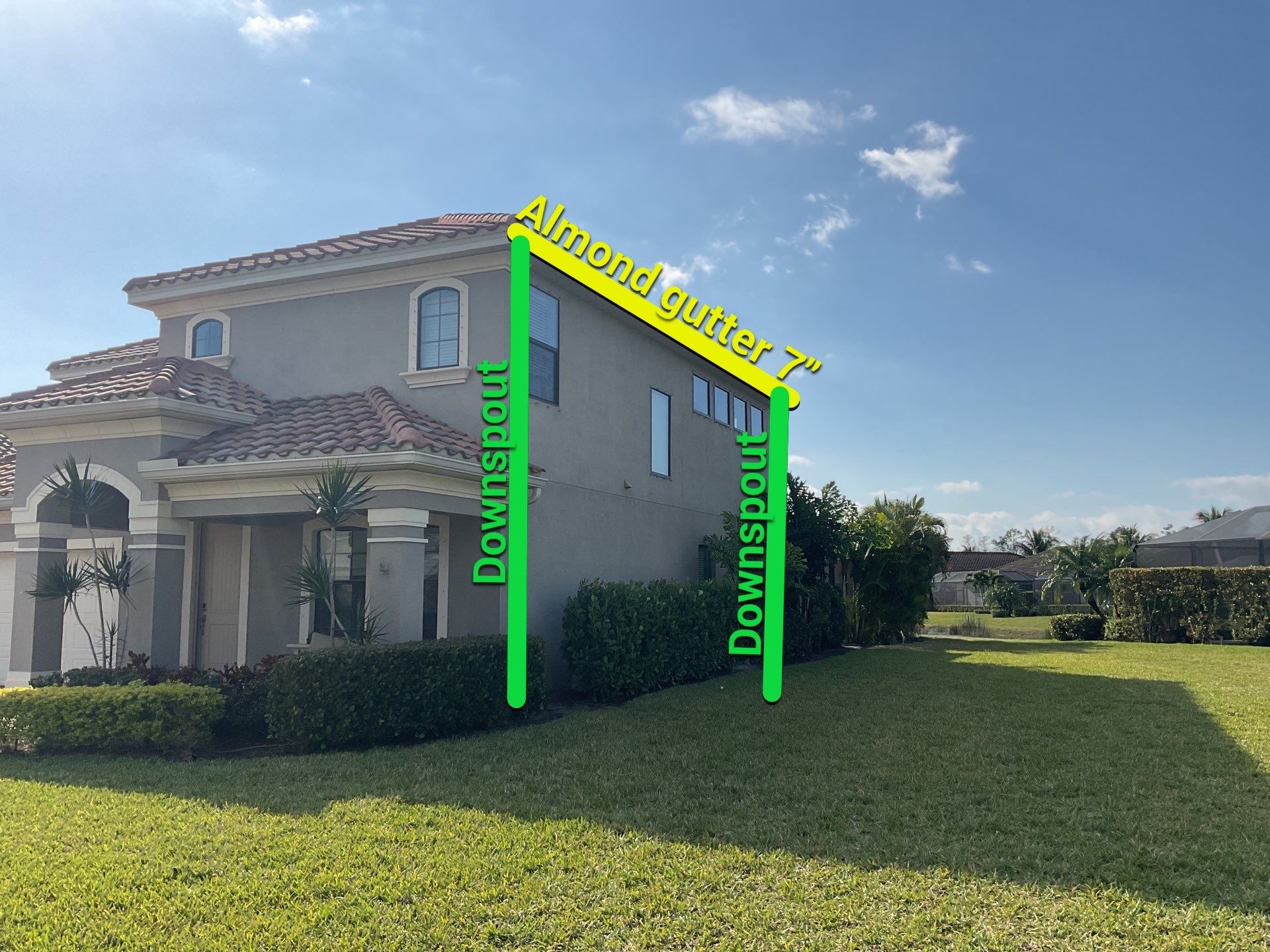 Gutter Almond Installation in Fort Myers FL by Gutter Professors