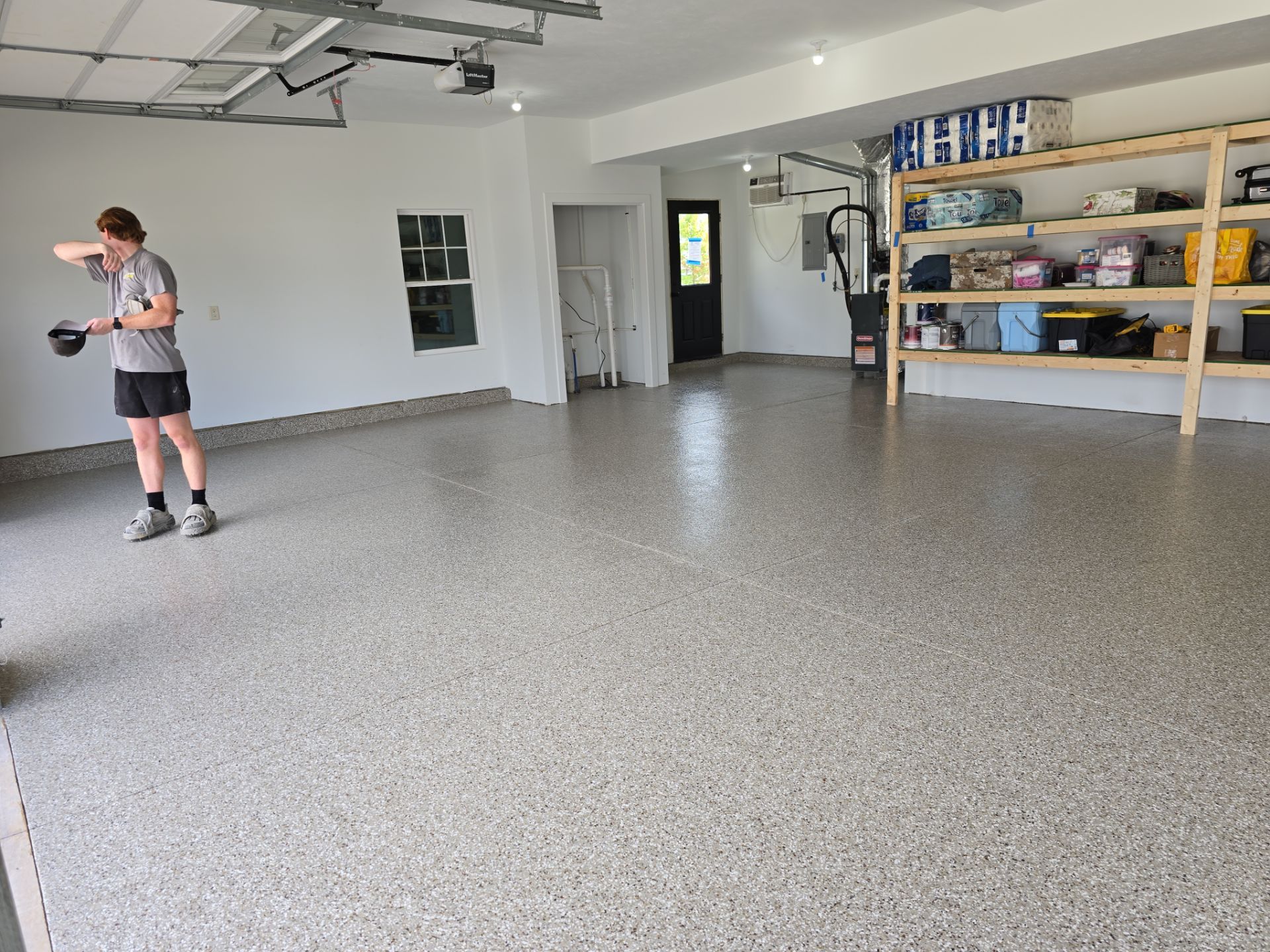 Pebble Beach coating in Elkhart! by Innovative Spaces / Innovative Concrete Coatings