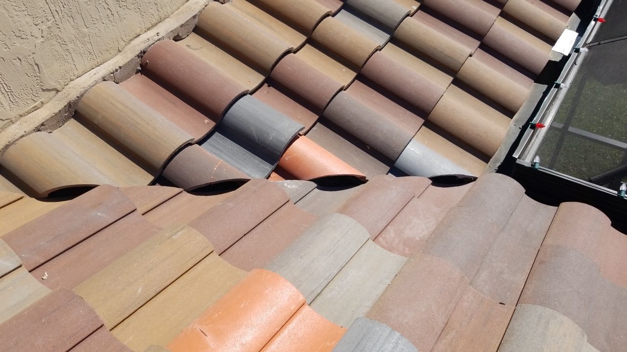 Concrete Tile Roof Repair and Pipe Penetration Sealing in Parkland by Aastro Roofing