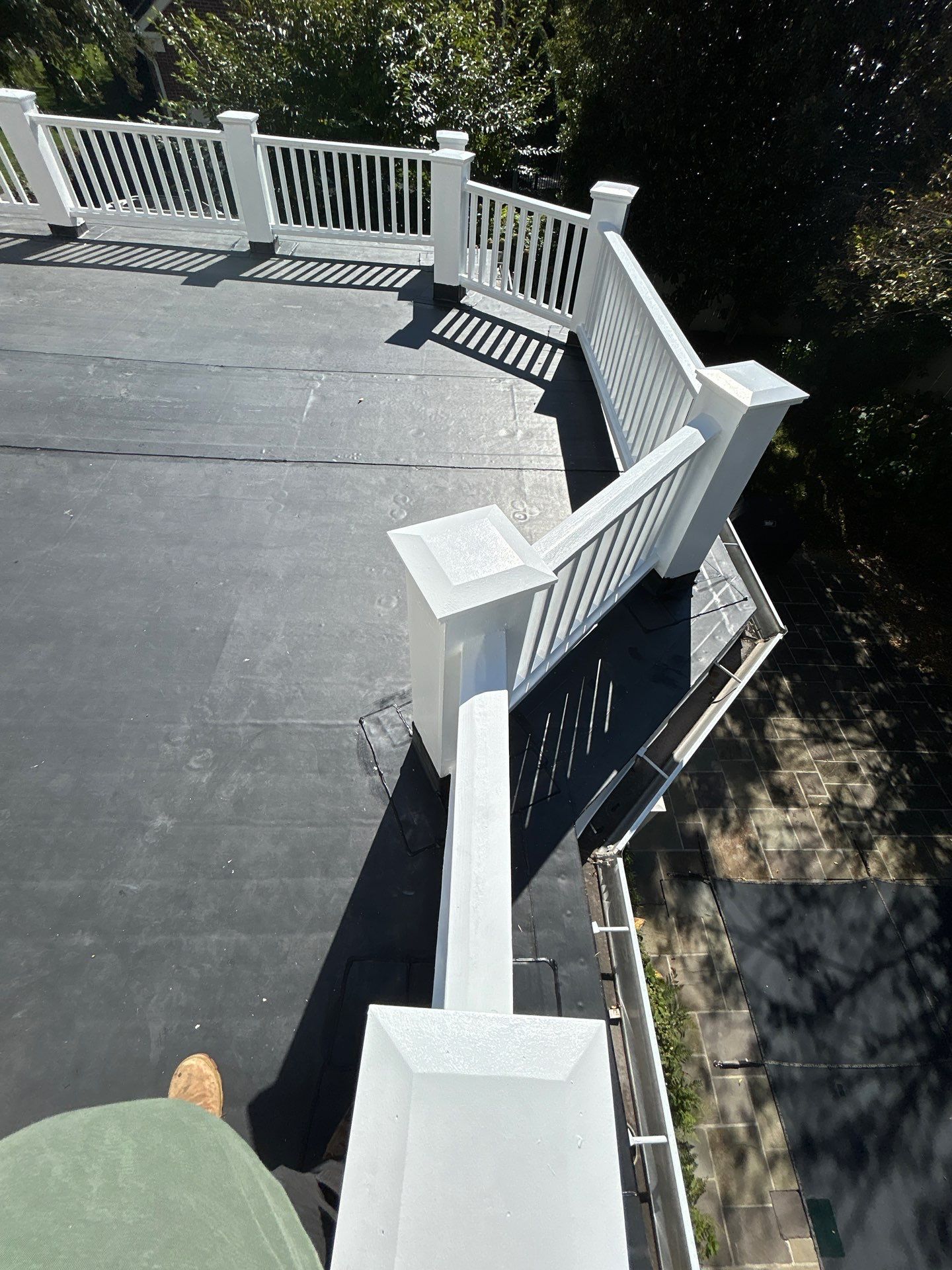 McLean - Residential Flat Roof Replacement with Carlisle Syntec EPDM by RM Banning, Inc.
