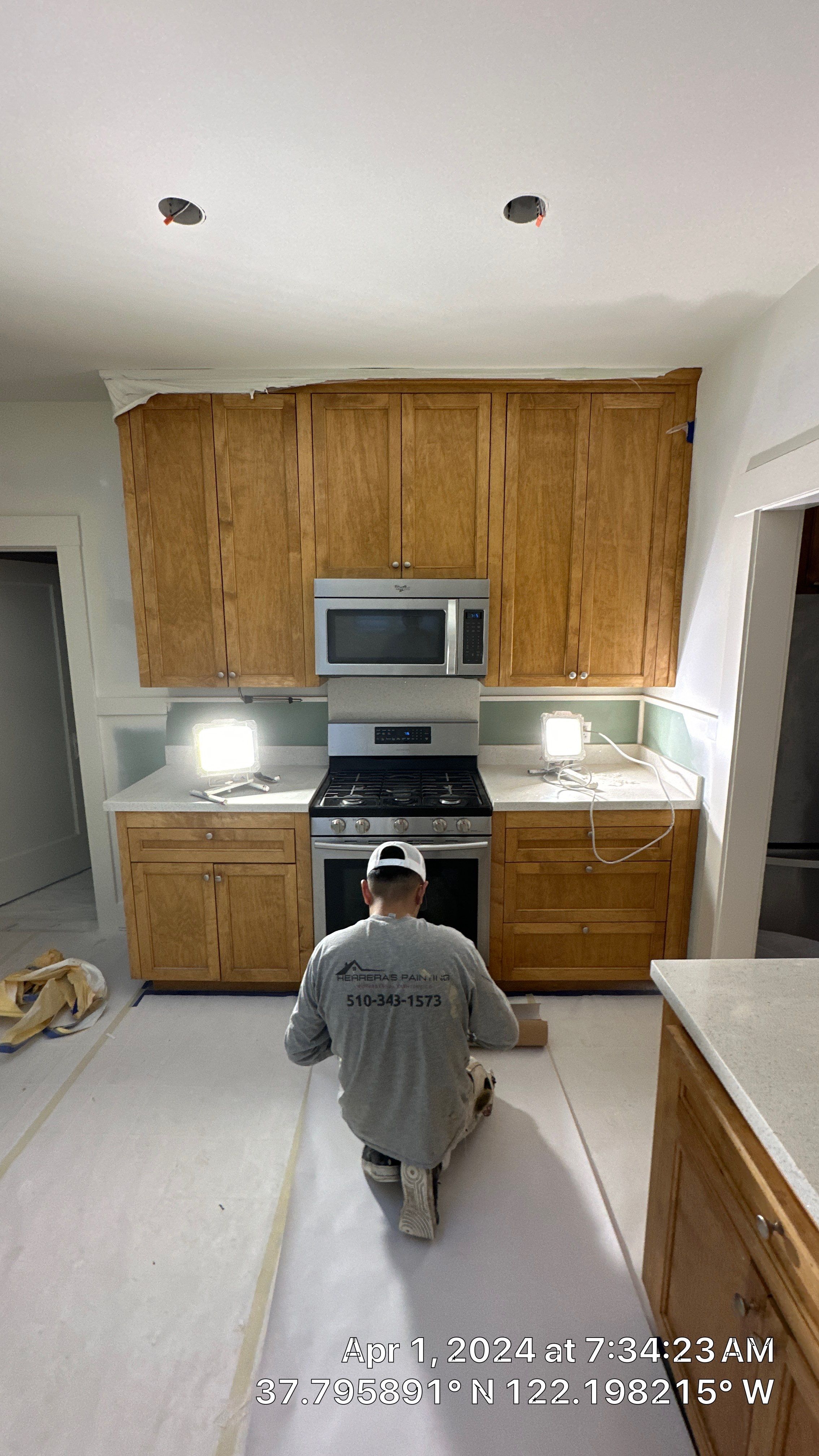 Prep work  by Herrera’s Bay Area Painting inc.