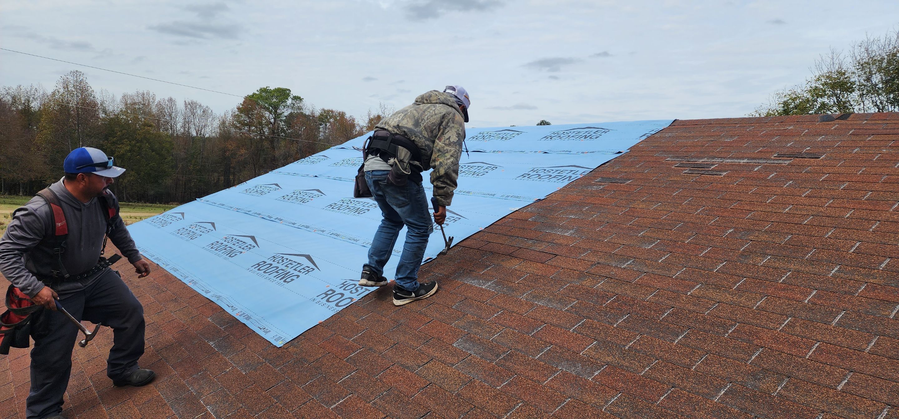 Residential Roofing Installation in Broken Bow, Oklahoma by Hostetler Roofing