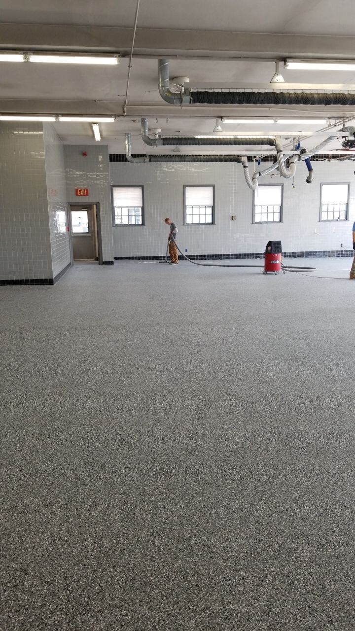 Dover Firehouse with their new Smoke Floor! by Spectrum Painting, LLC