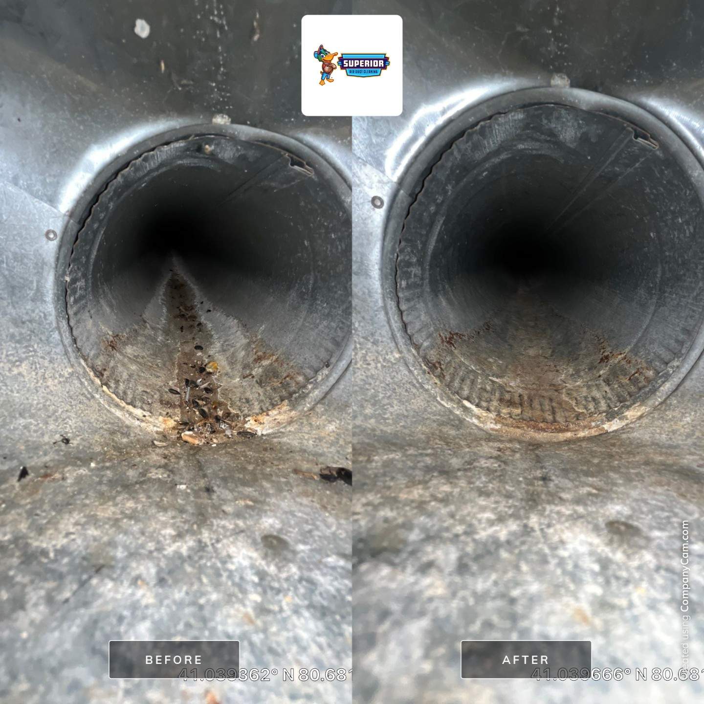Air Duct Cleaning With a Vacuum Truck in Boardman, OH by Superior Air Duct Cleaning