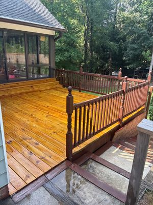 Deck using Wood Sealant