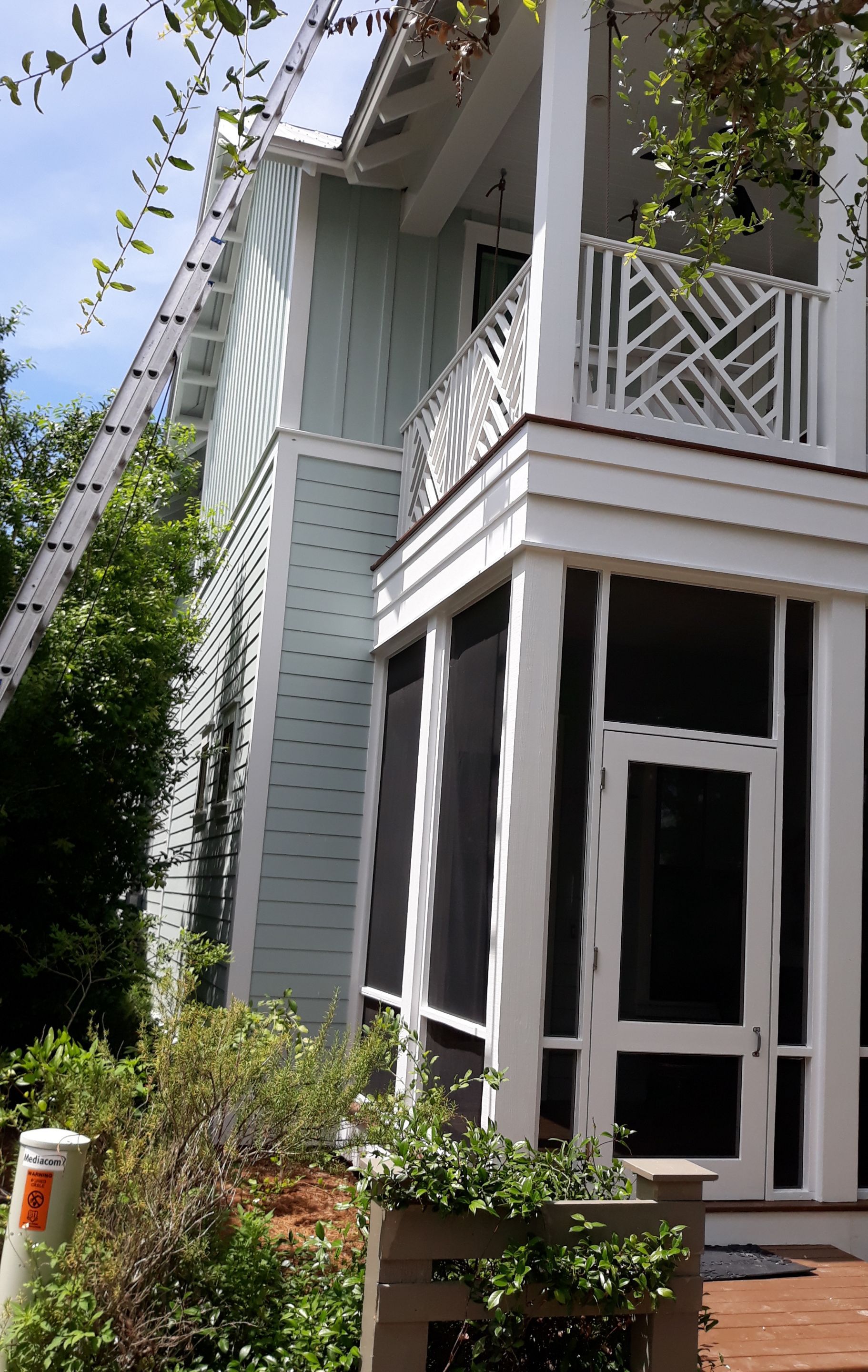 Gutter Installation using Galvalume Half Round Seamless Gutters by Gutter Professors