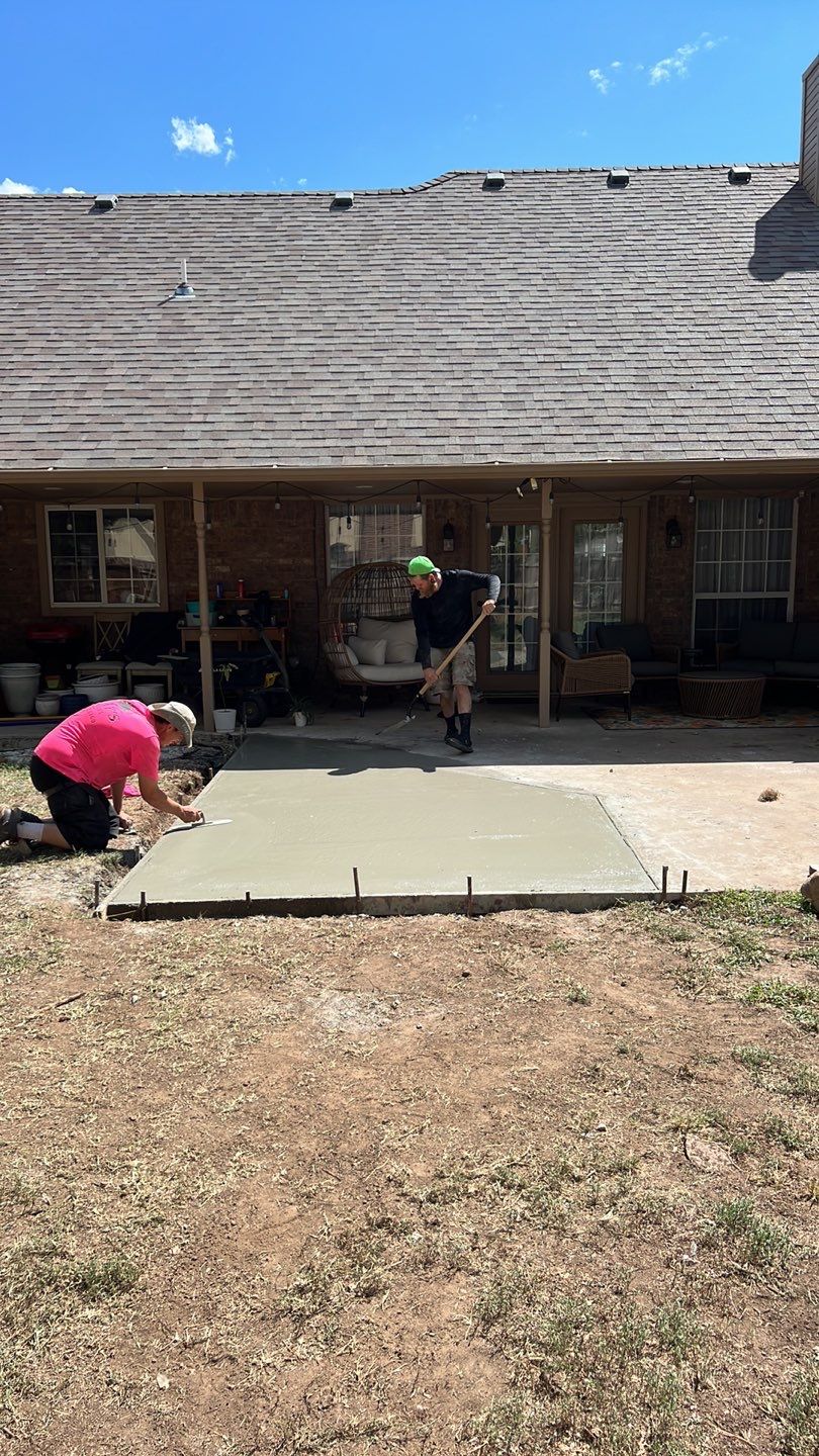 Tree removal , Concrete, Pergola, and sod install  by Clays Services Inc