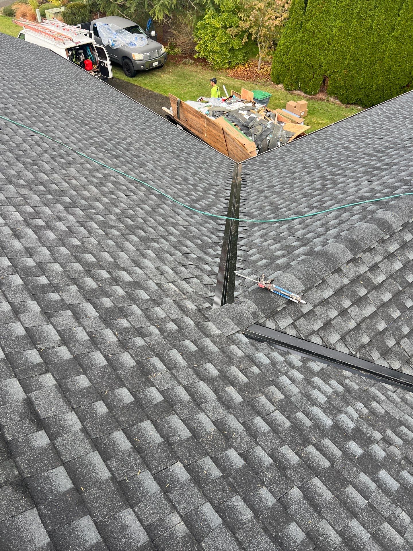 Residential Roofing Installation using GAF HDZ Shingles by Roofing Formula LLC