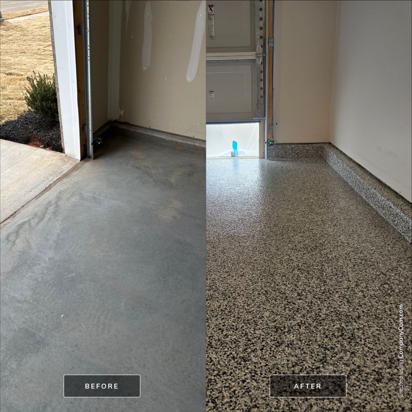 Garage using Domino by Elite Floor Solutions