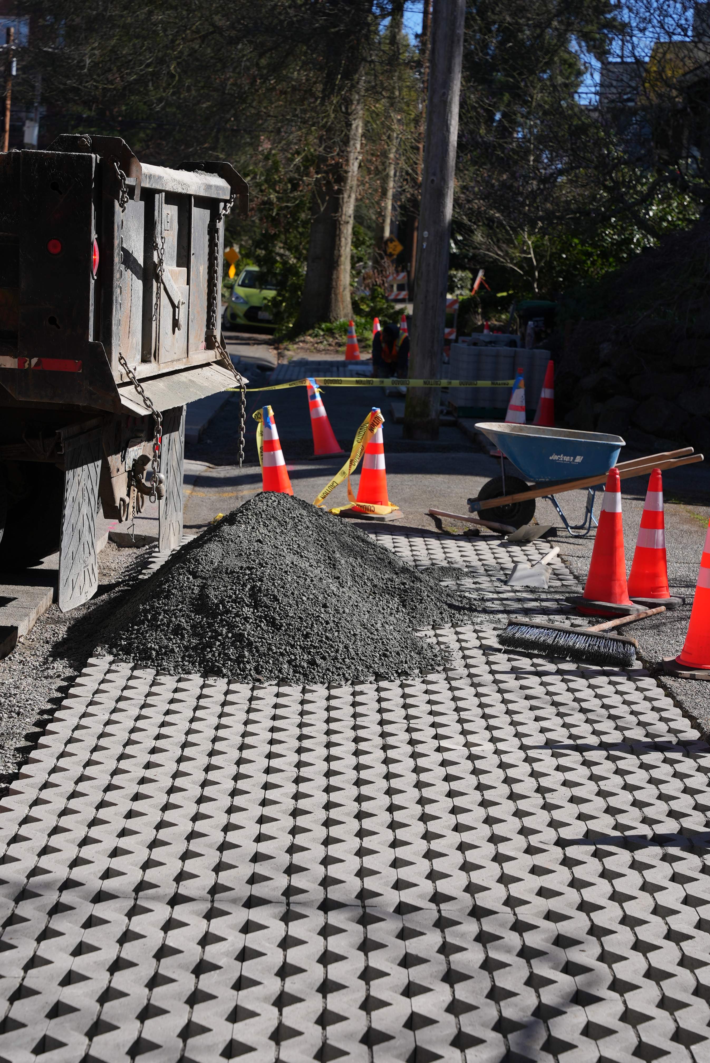 Russell | Turfstone Pavers Driveway  by Jireh Asphalt & Concrete Inc 