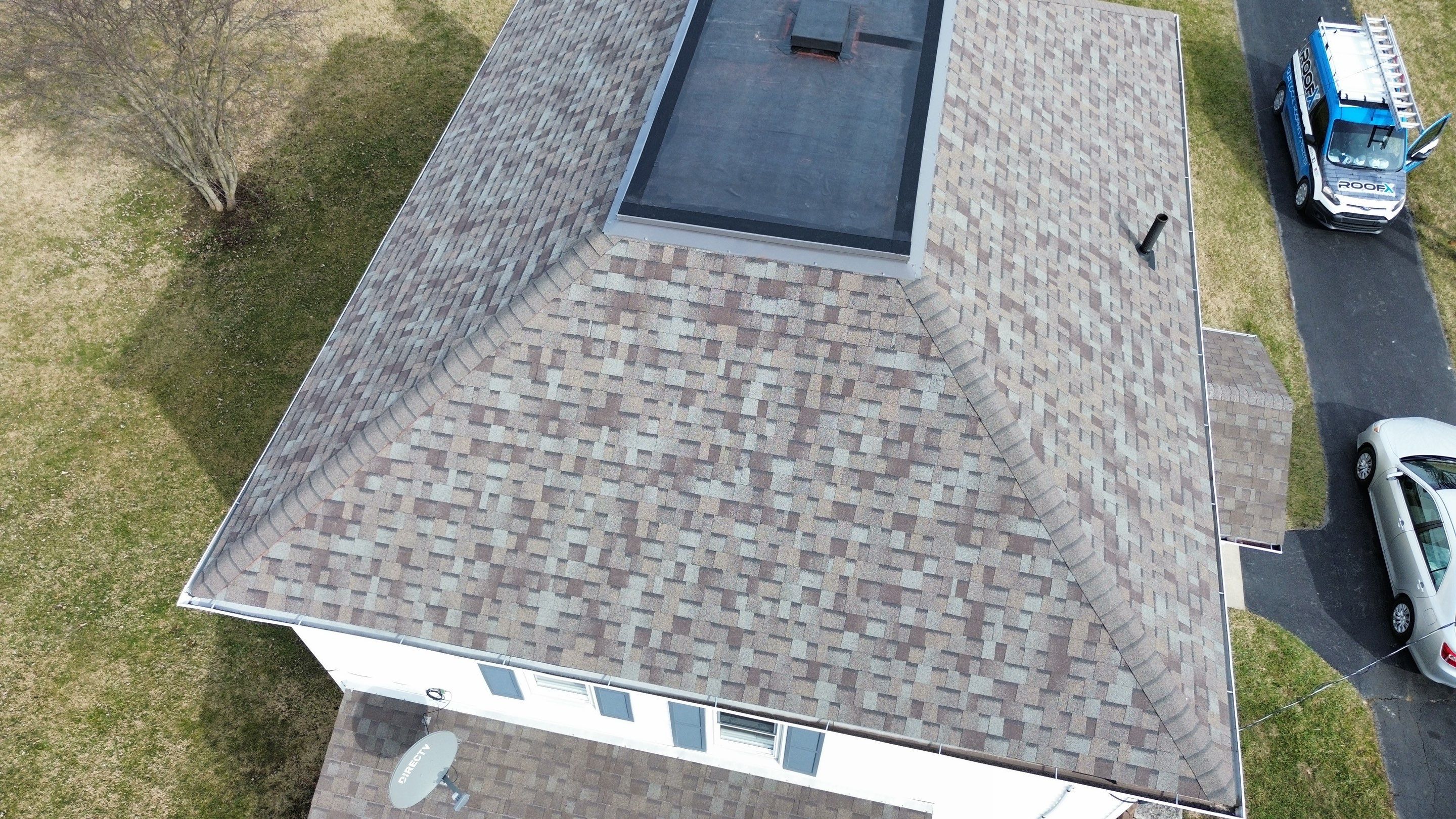 Residential Roofing Installation using Duration Series Shingles - Driftwood by RoofX 