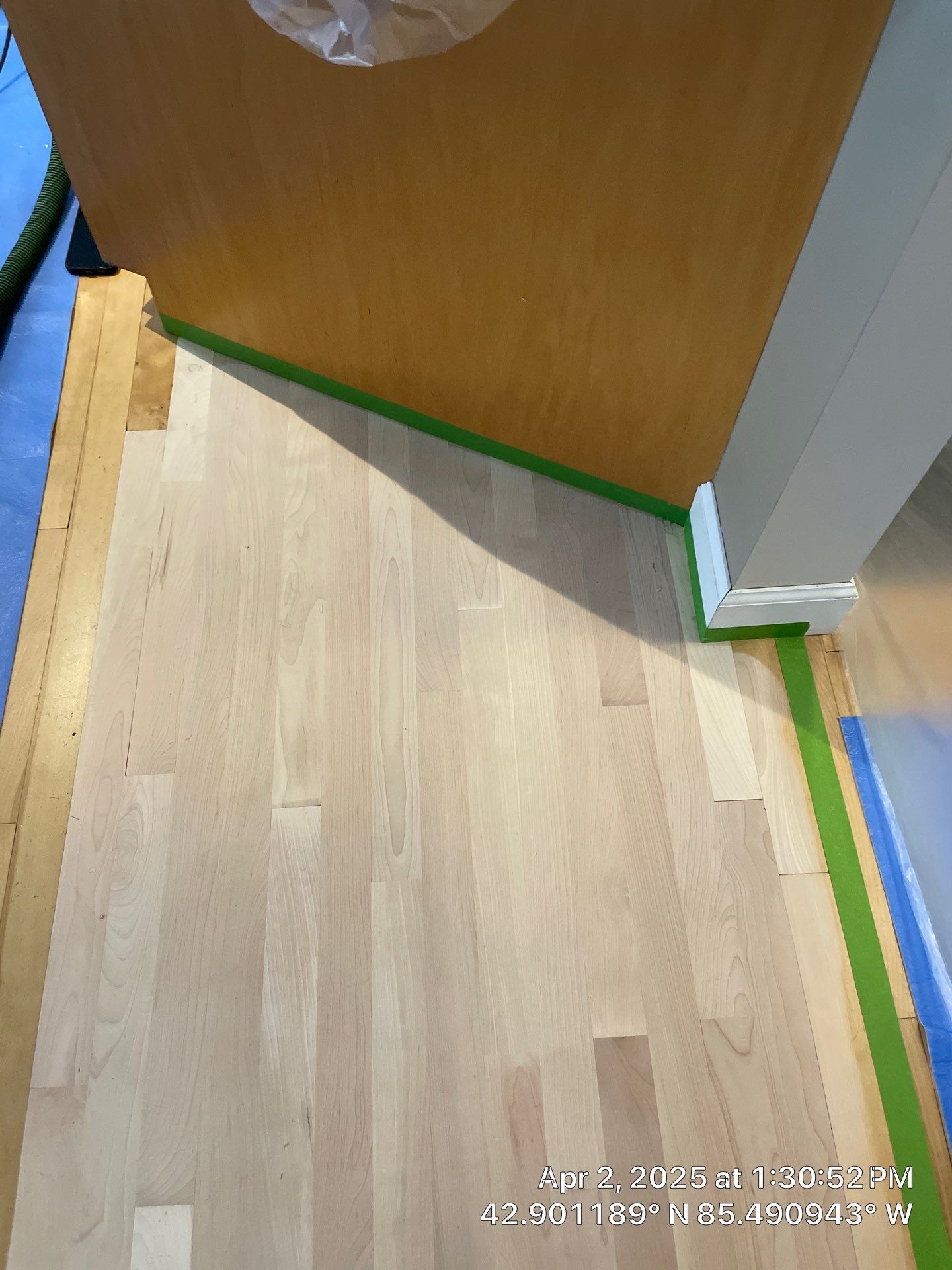 Water Damage Restoration On Solid Birch by RTBaldwin Hardwood Floors