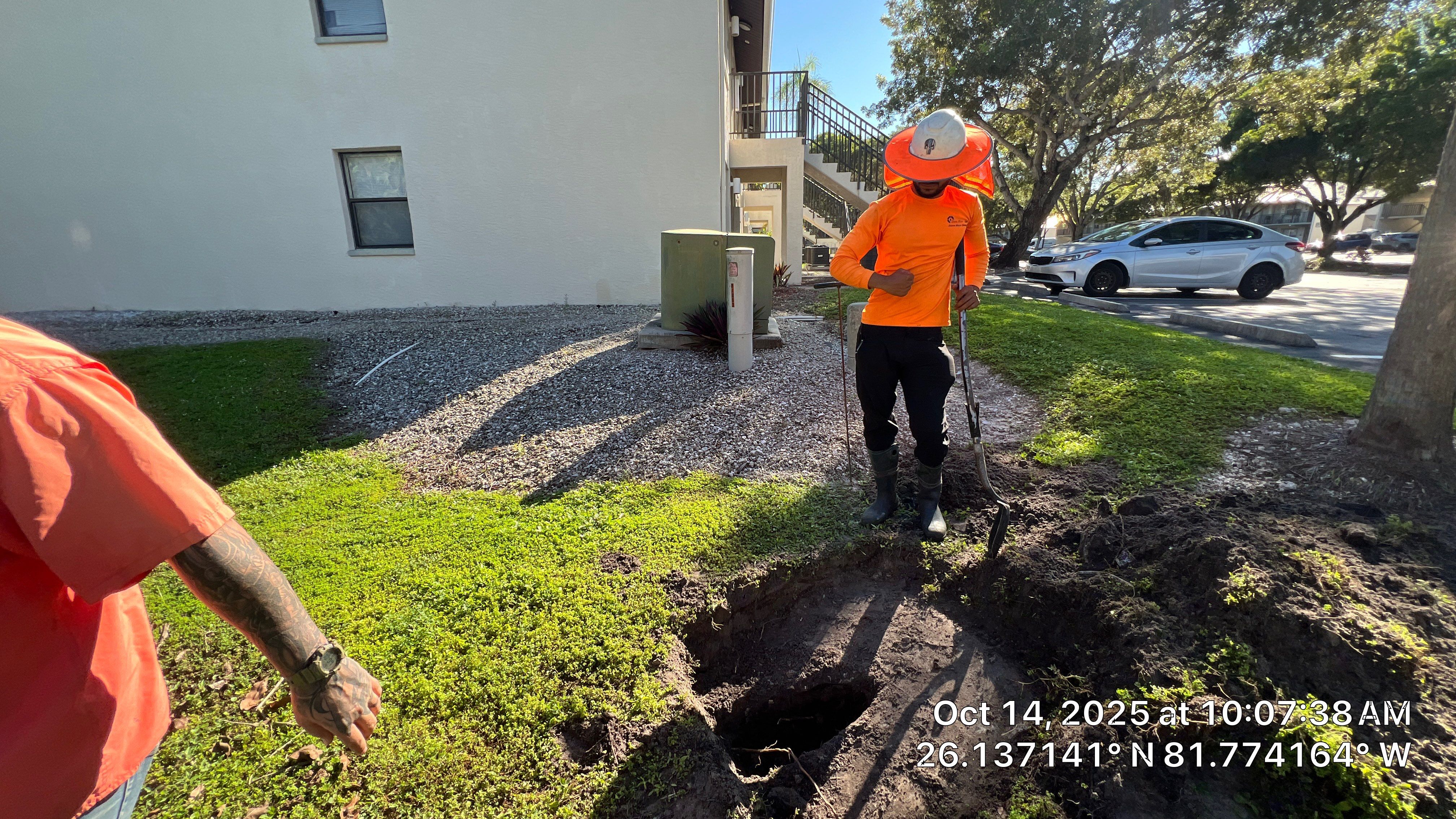Naples Apartment Complex Culvert Cleaning by APS Power & Water