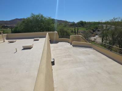 Low Slope Roofing Install