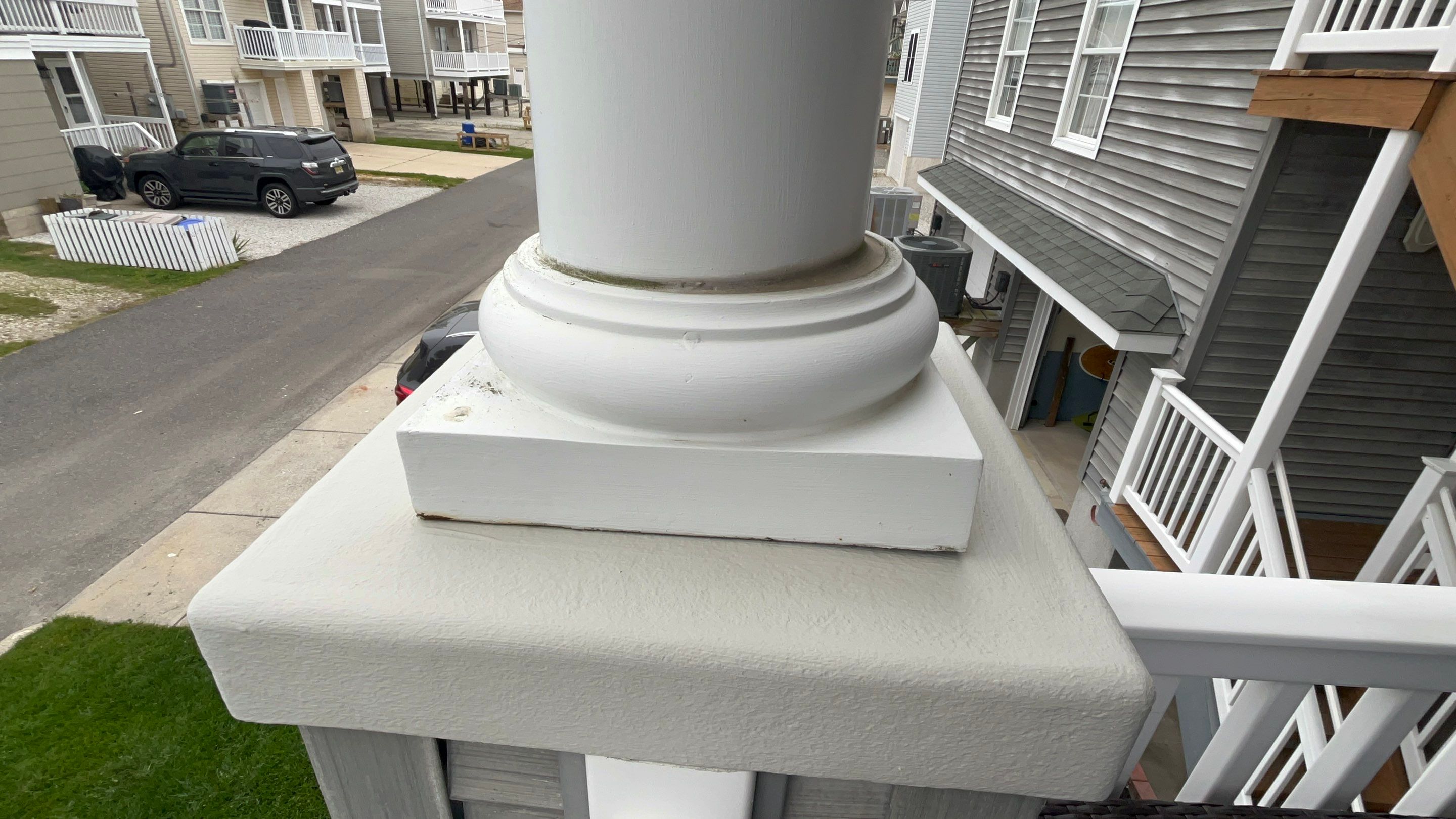 Exterior painting - Columns & Beams Ocean City, NJ by FreshCoat Works LLC