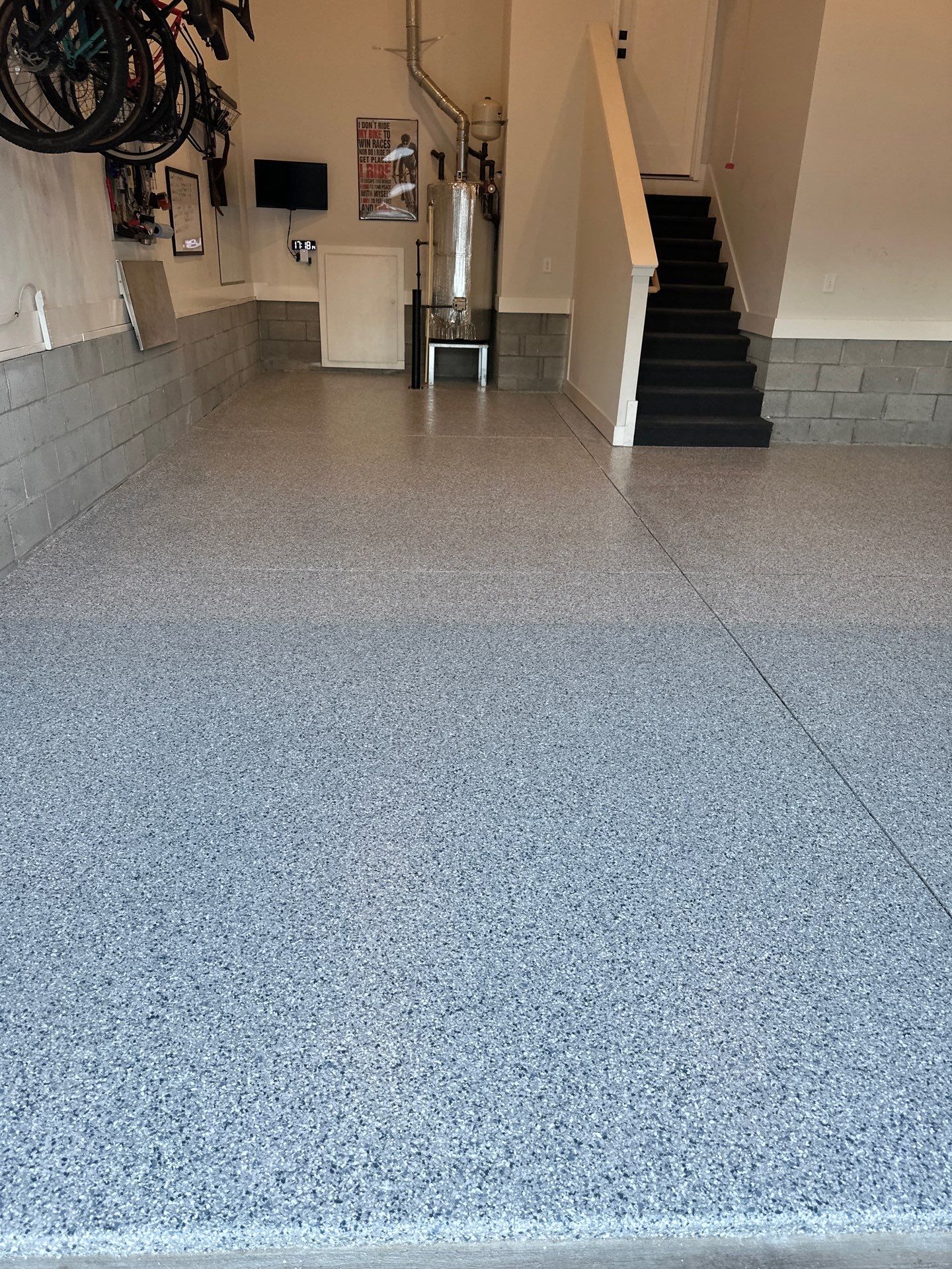 Garage Floor Coating using Tidal Wave by My Garage Floor Guys