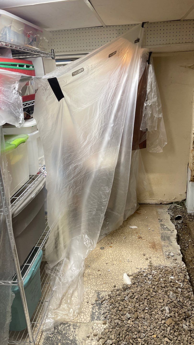 Interior Waterproofing Using GrateDrain™ Products by Toledo Basement Repair 
