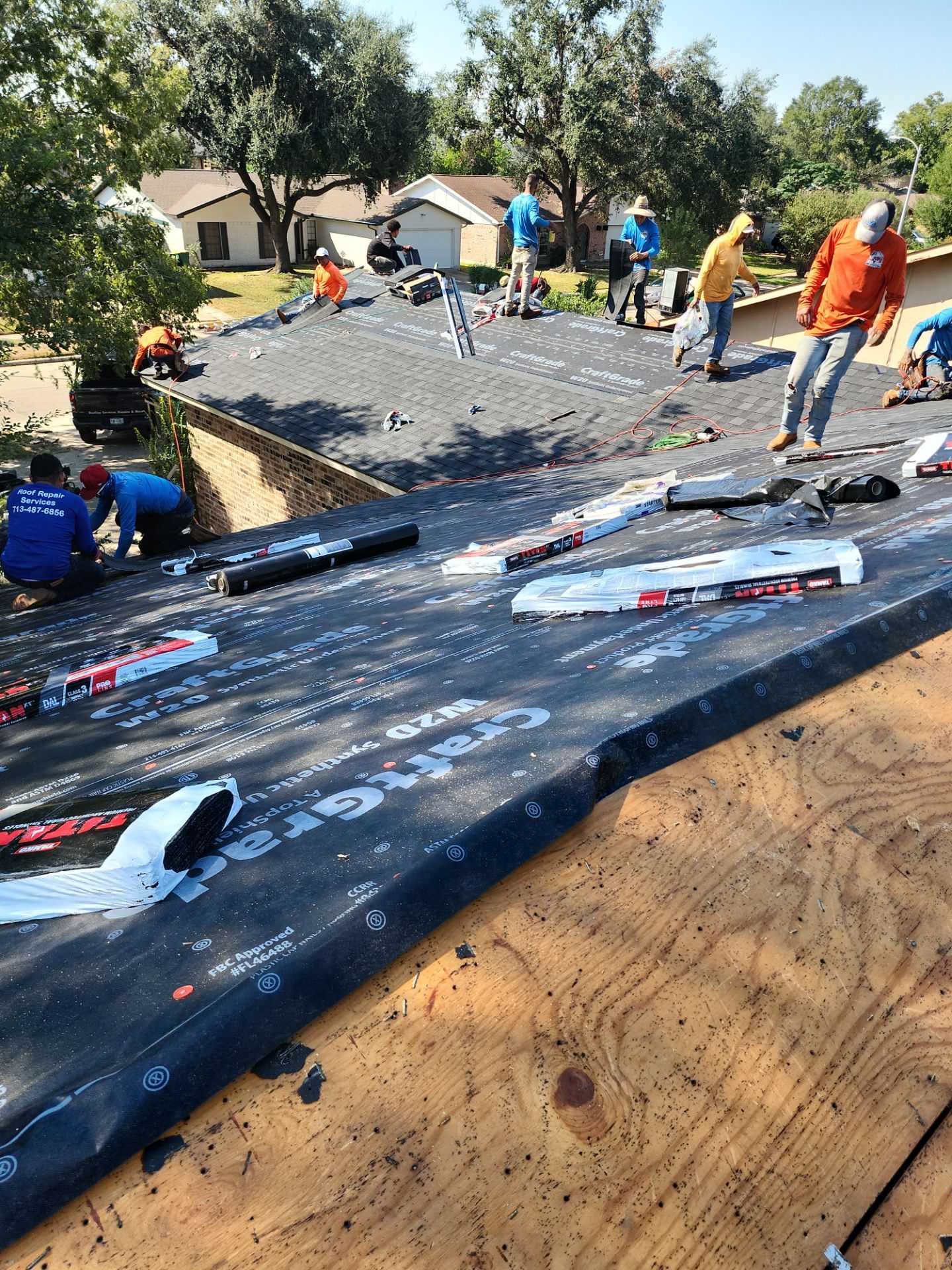 Residential Roofing Installation using Owen's Corning Duration (Lifetime) Shingles by Roof Repair Company