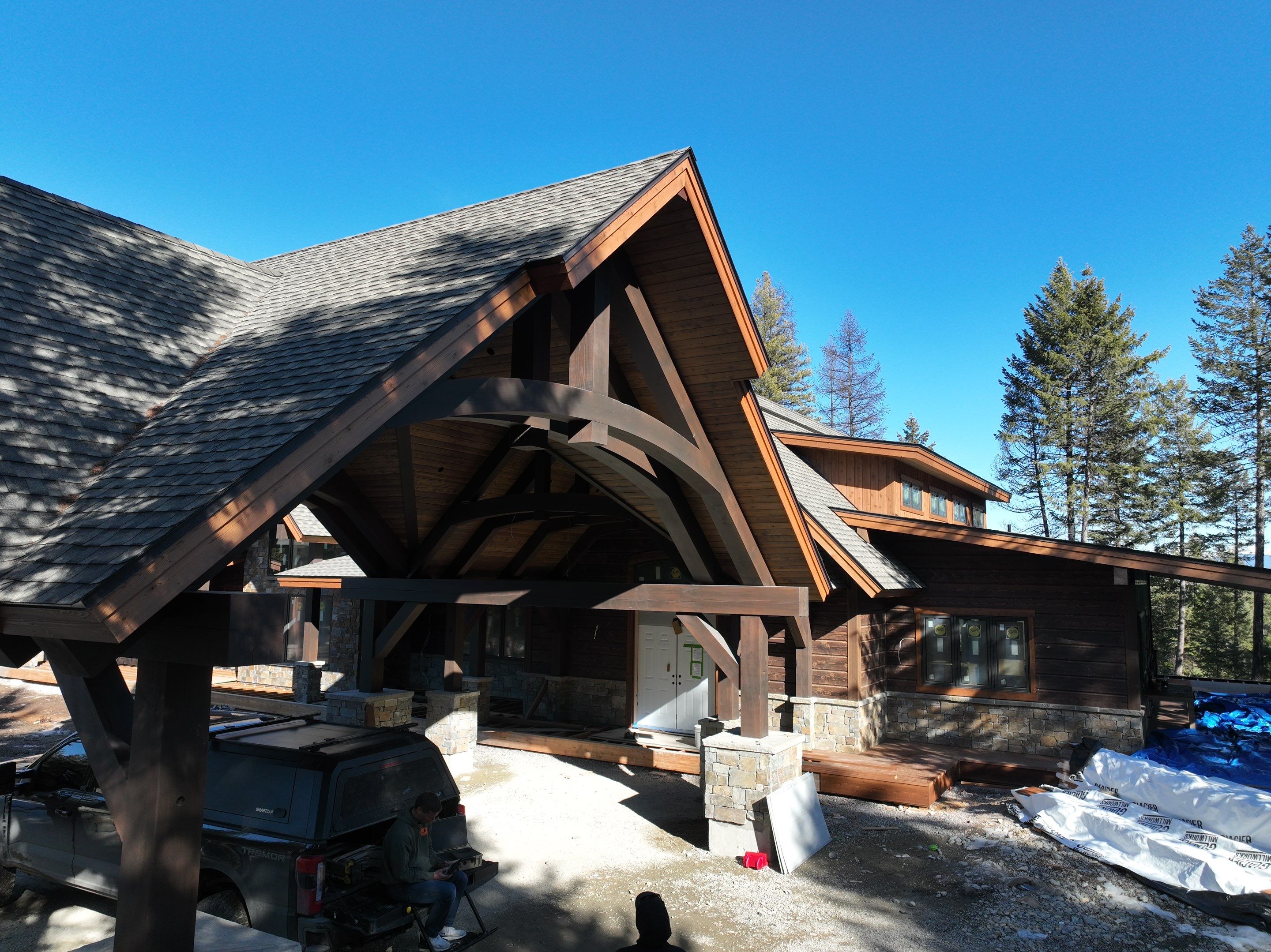 UHDZ Whitefish Hills - Weathered Wood by Montana Roofing Solutions