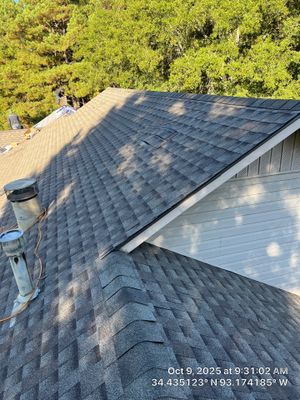 Full Residential Roof Replacement with GAF Timberline HDZ Shingles in Hot Springs