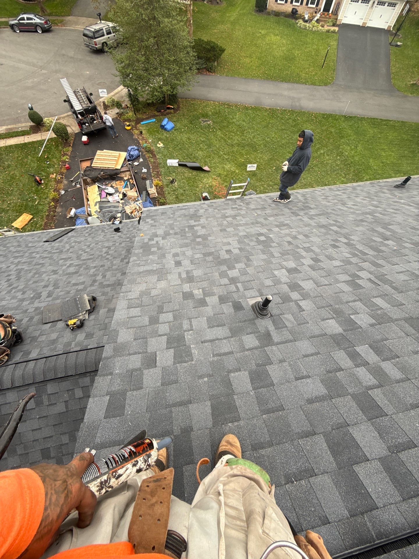 Alexandria :Residential Roof Replacement with CertainTeed Landmark Pro in Max Def Moire Black  by RM Banning, Inc.