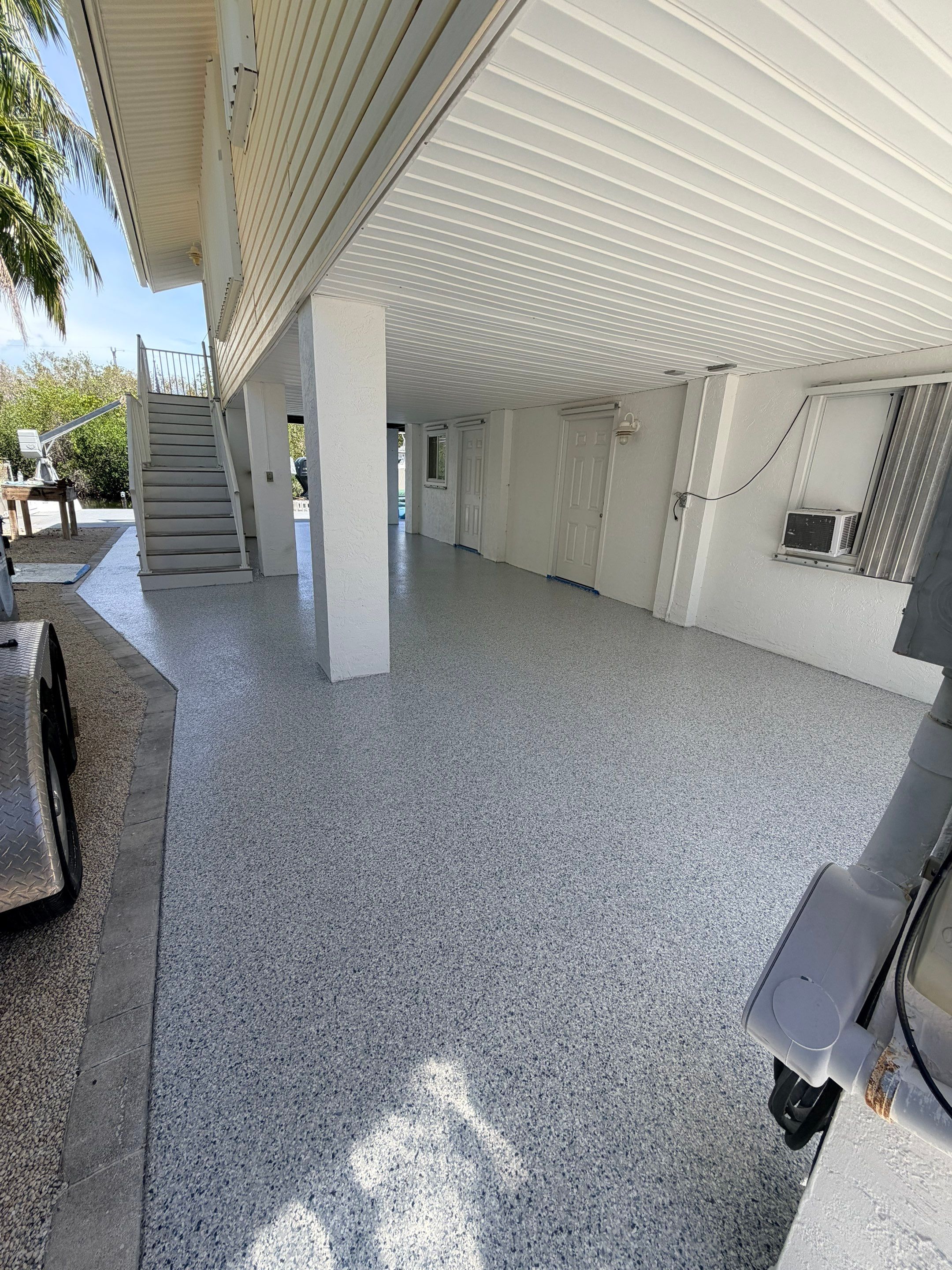 “Tidal Wave” Carport in Big Pine Key, FL by Tropical Epoxy Coatings & Creations LLC