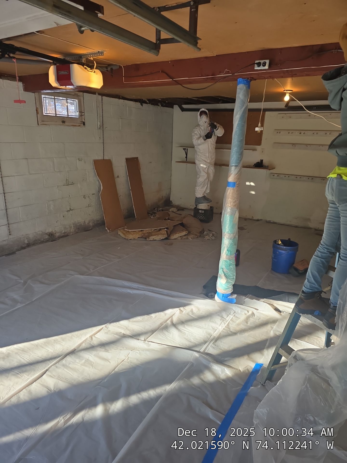 Attic Insulation using open cell spray foam by NYS Foam & Energy