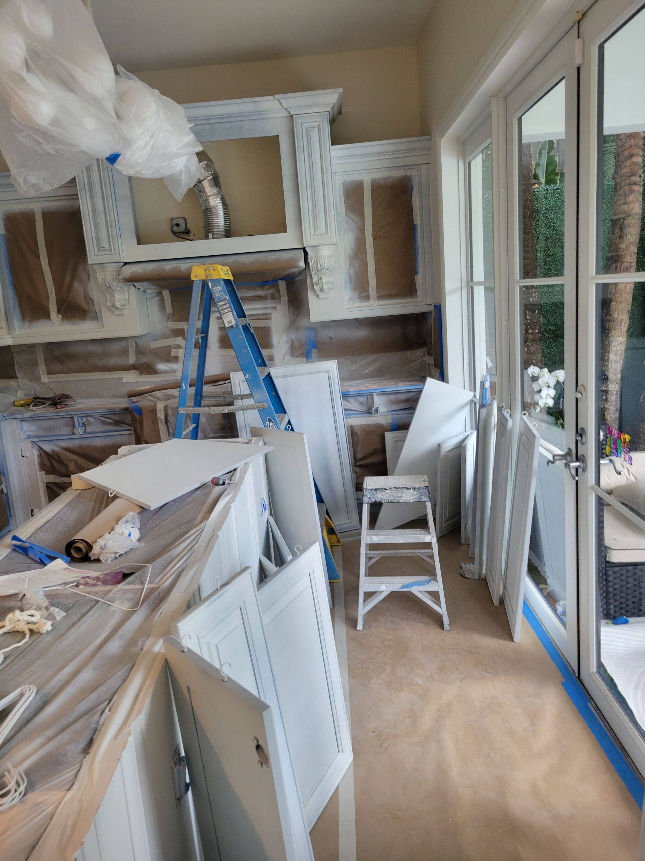 Kitchen Cabinet Painting Fort Lauderdale by John “The Greek” Painting